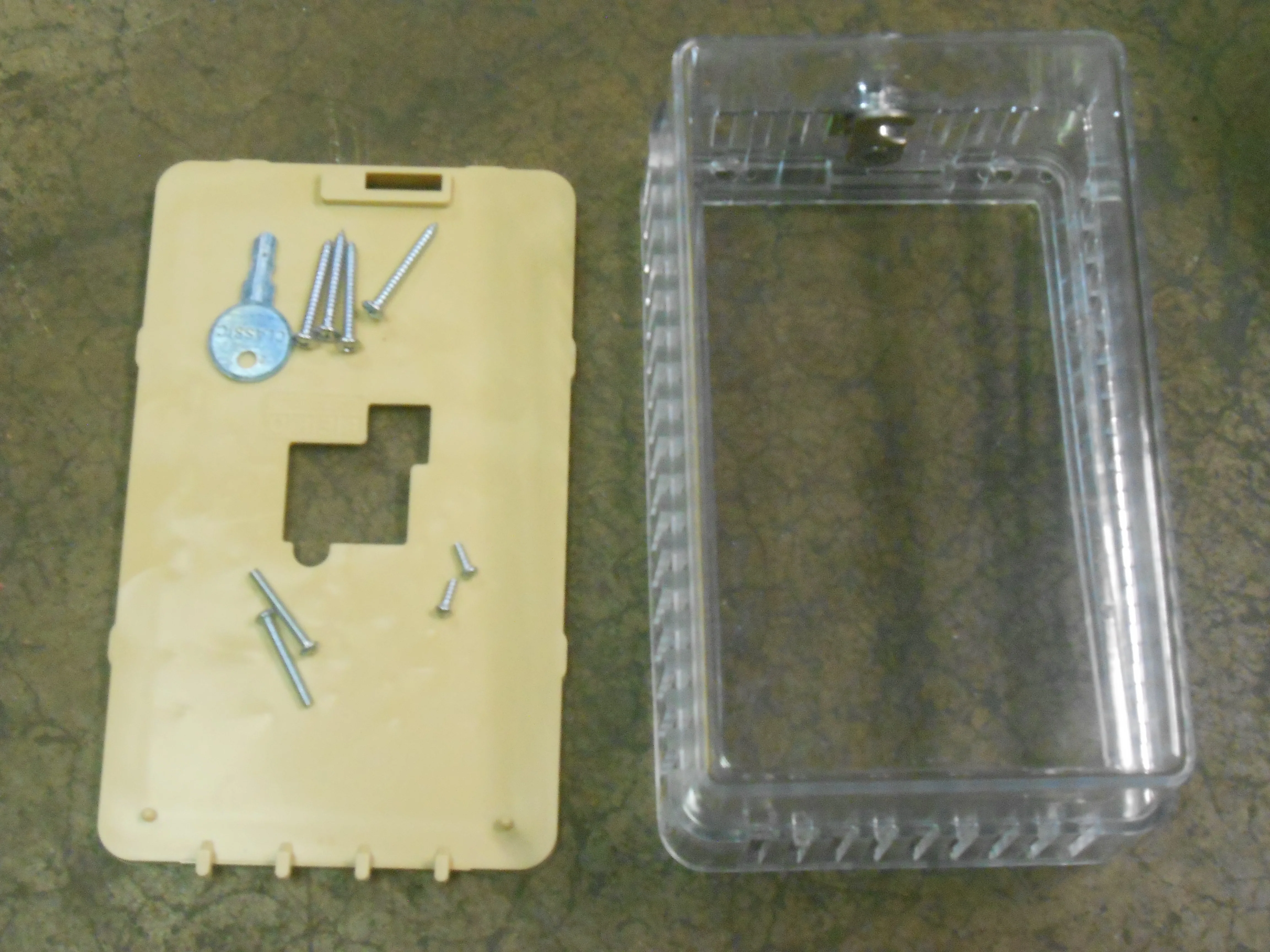 Clear Plastic Thermostat Guard