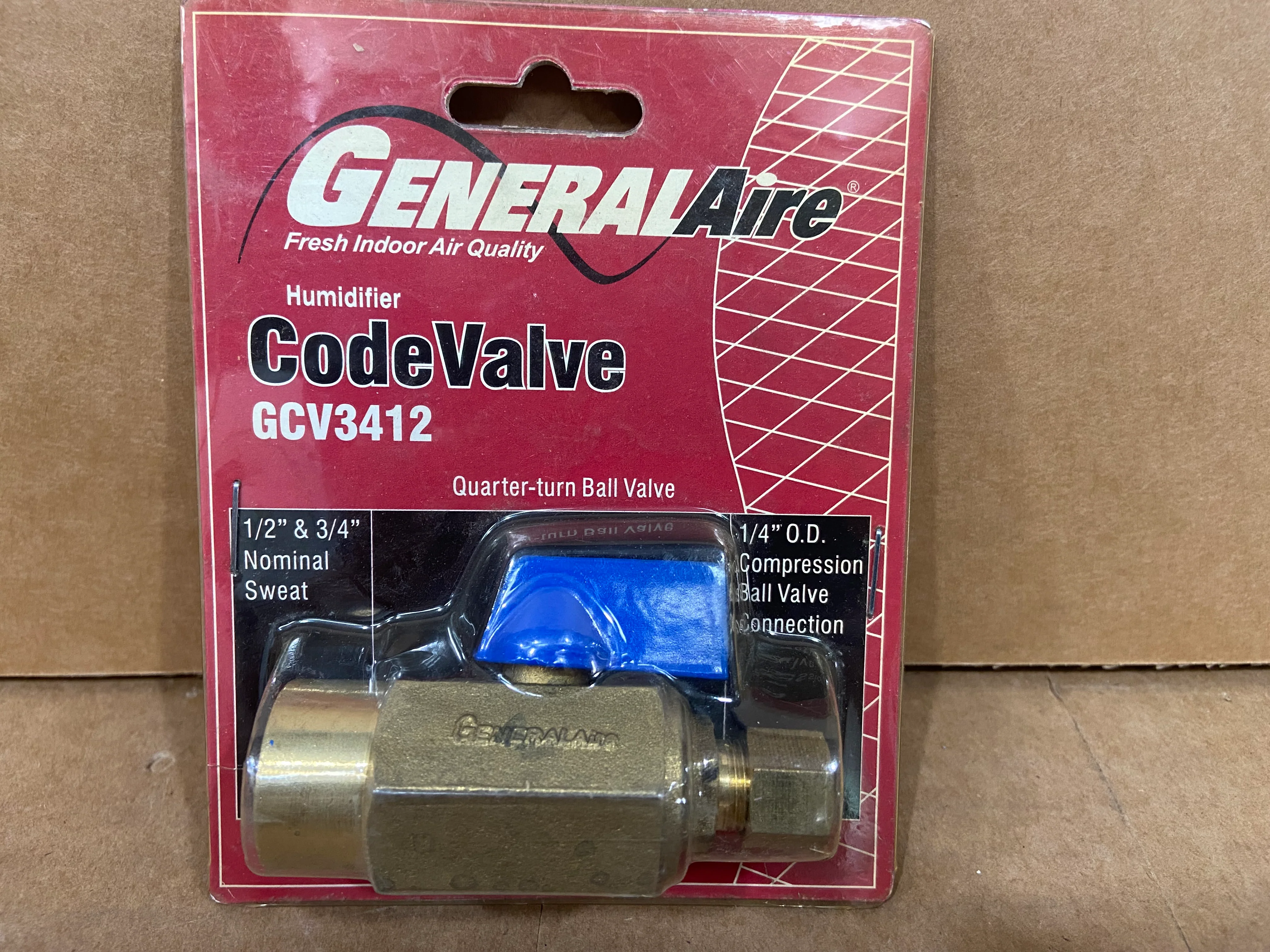 CodeValve Humidifier Quarter-Turn Ball Valve