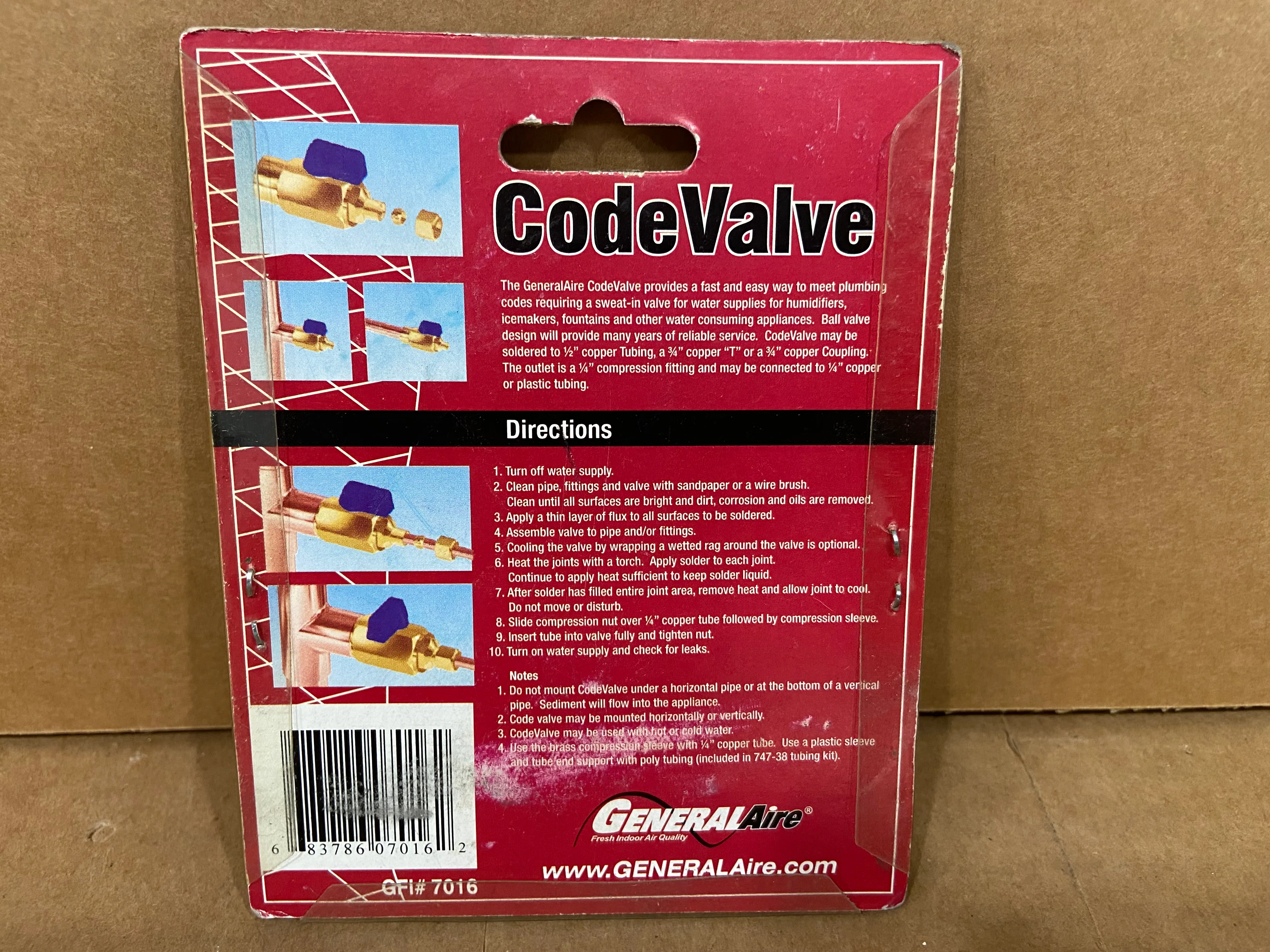 CodeValve Humidifier Quarter-Turn Ball Valve - Image 2