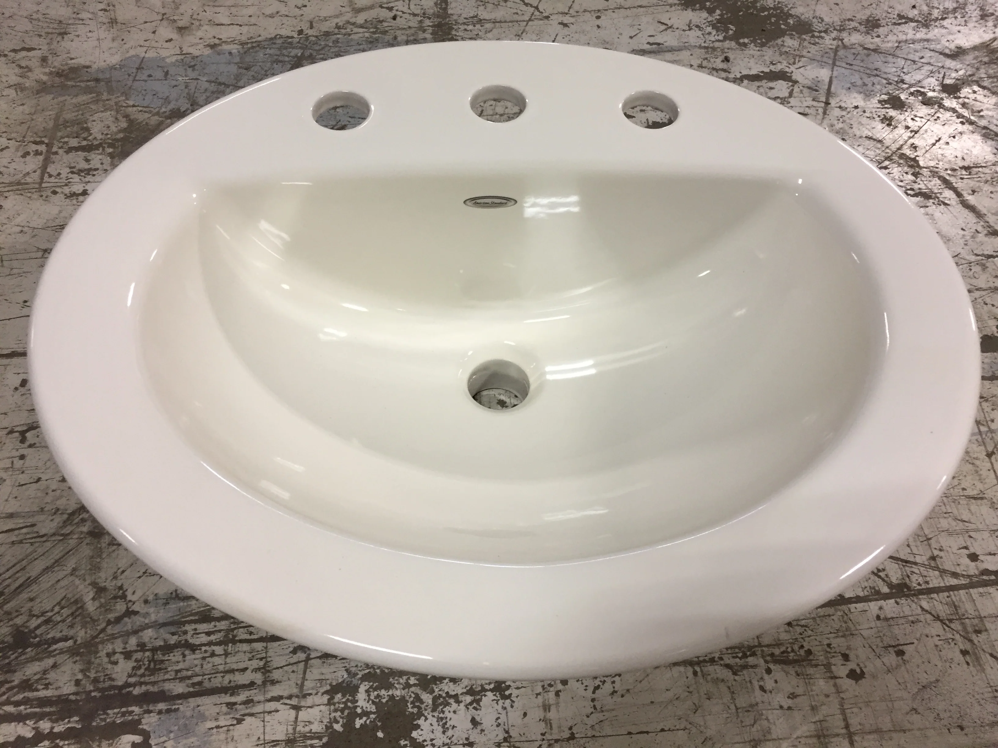 Colony" Linen 8" Centerset Vitreous China Countertop Lavatory" - Image 2