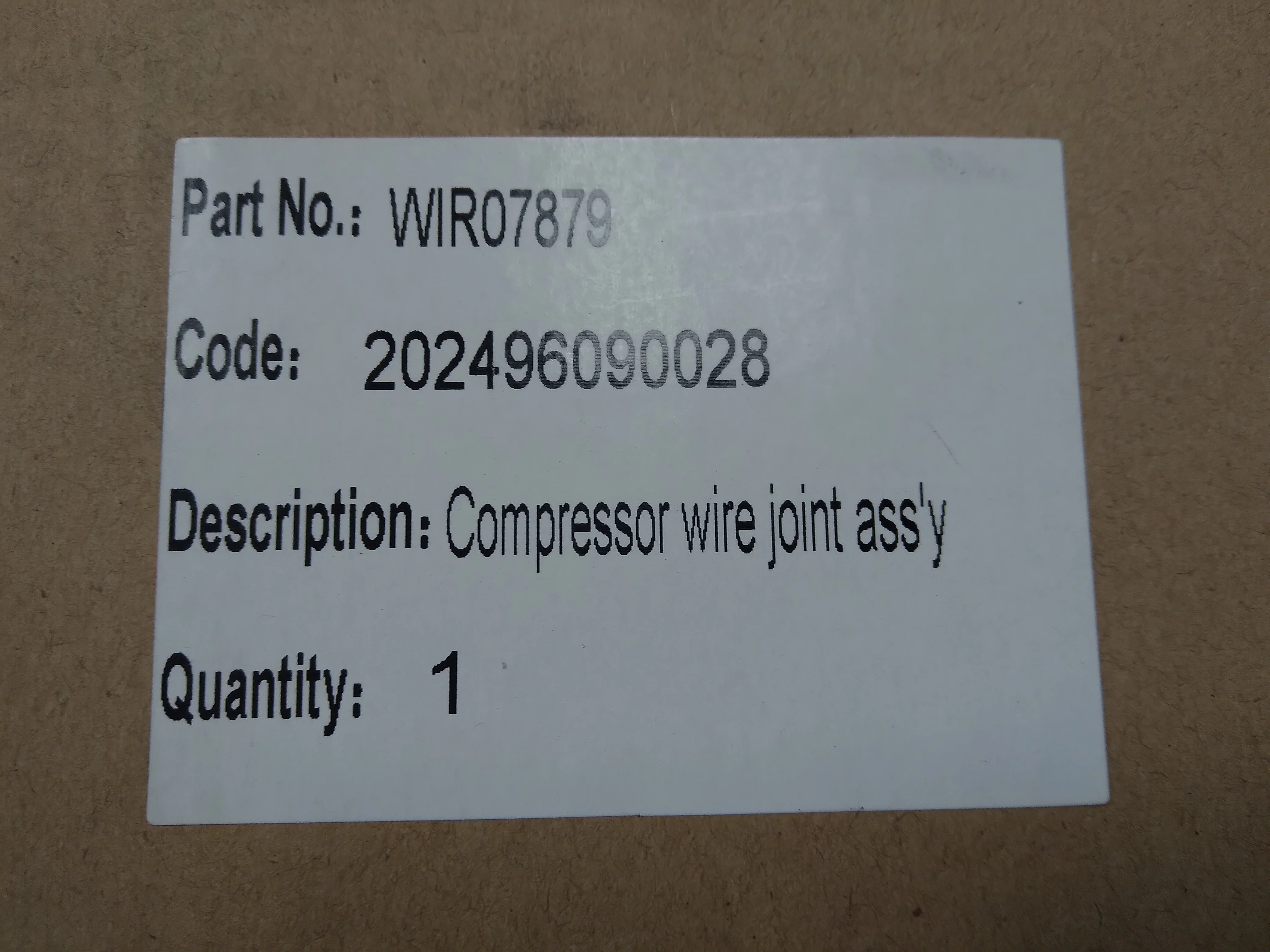 COMPRESSOR WIRE JOINT ASSEMBLY - Image 4
