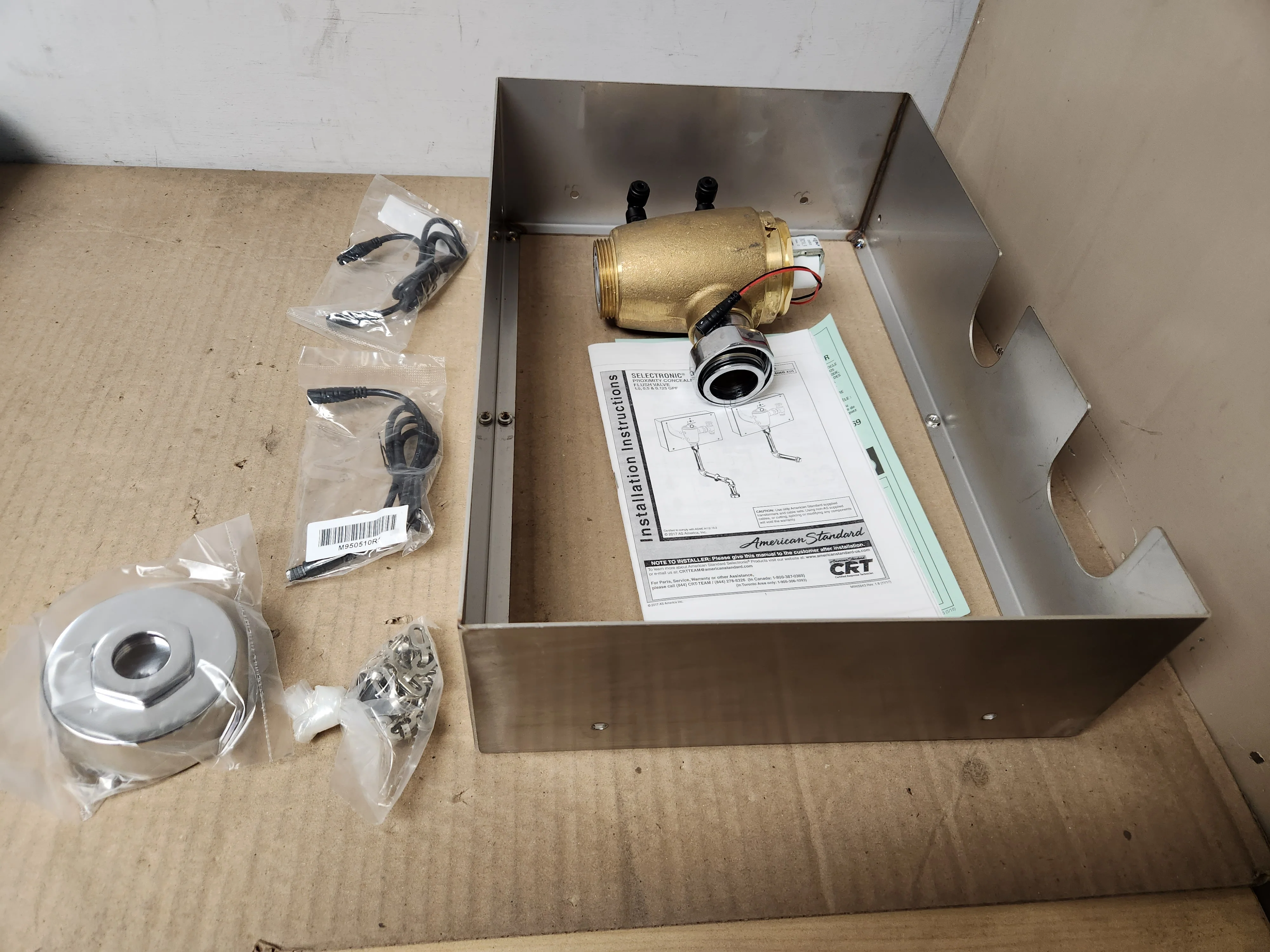 Concealed Urinal Electric Connection Flushometer - Image 4