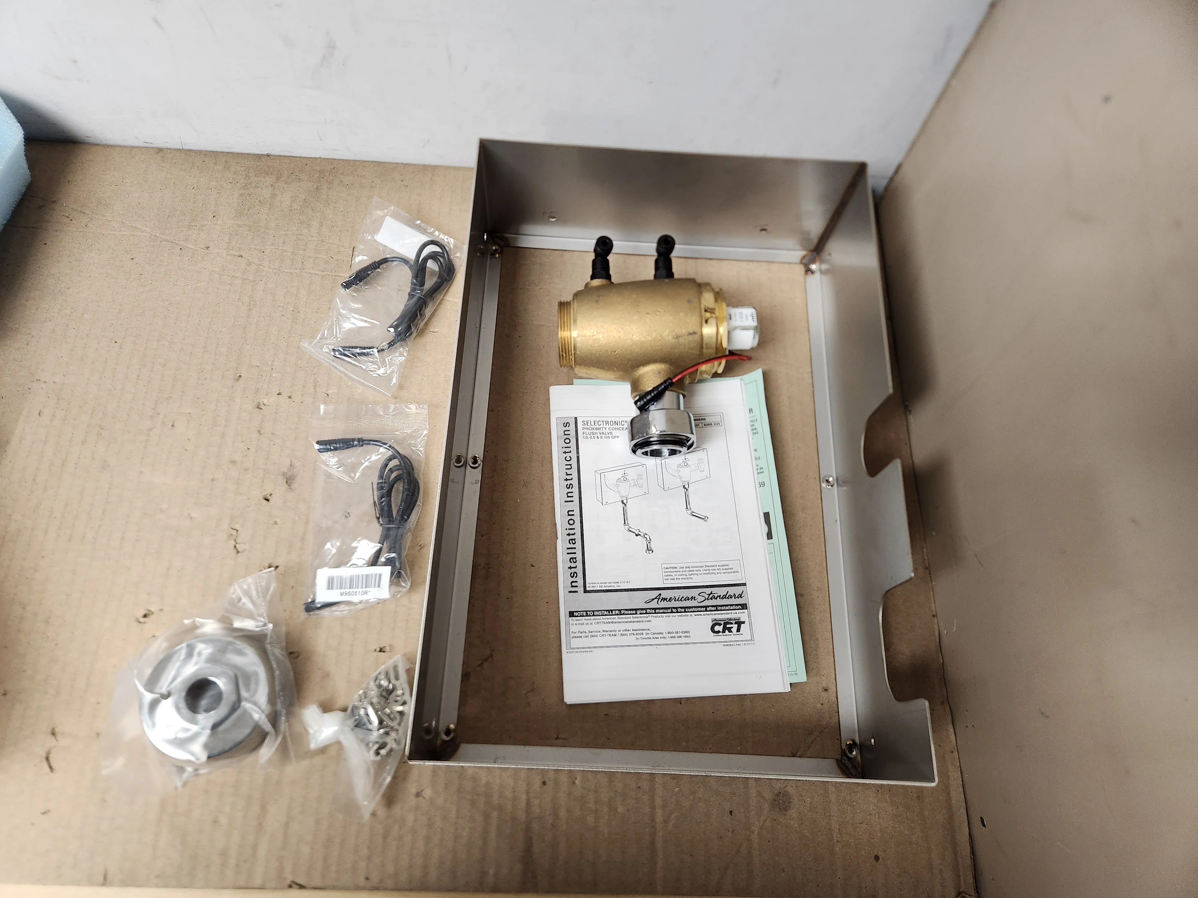 Concealed Urinal Electric Connection Flushometer - Image 5