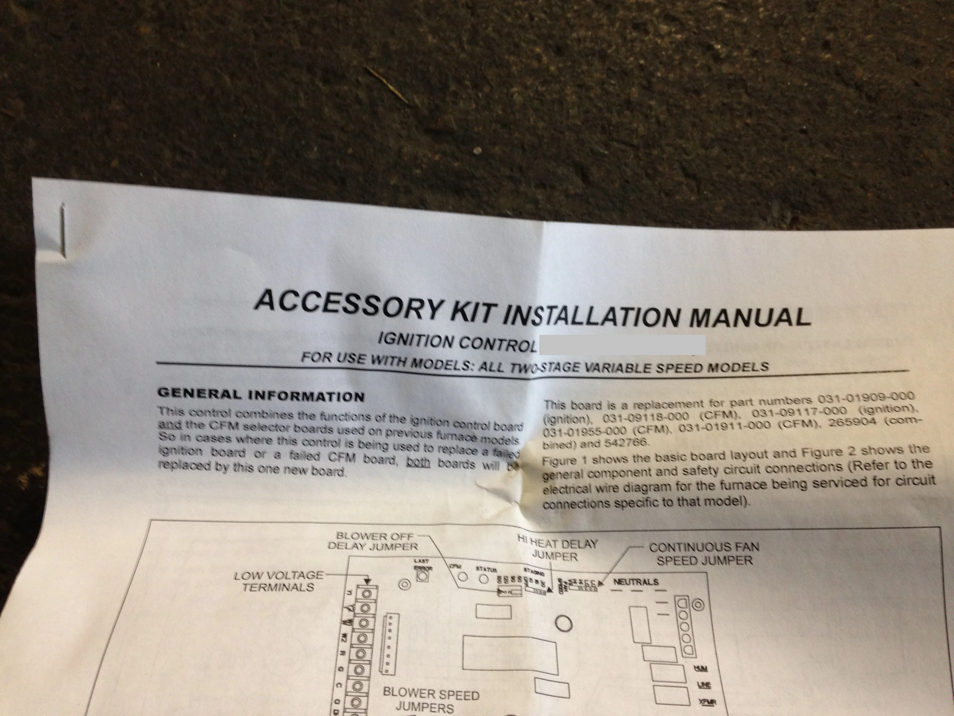Control Board Two-Stage Ignition Accessory Kit - Image 3