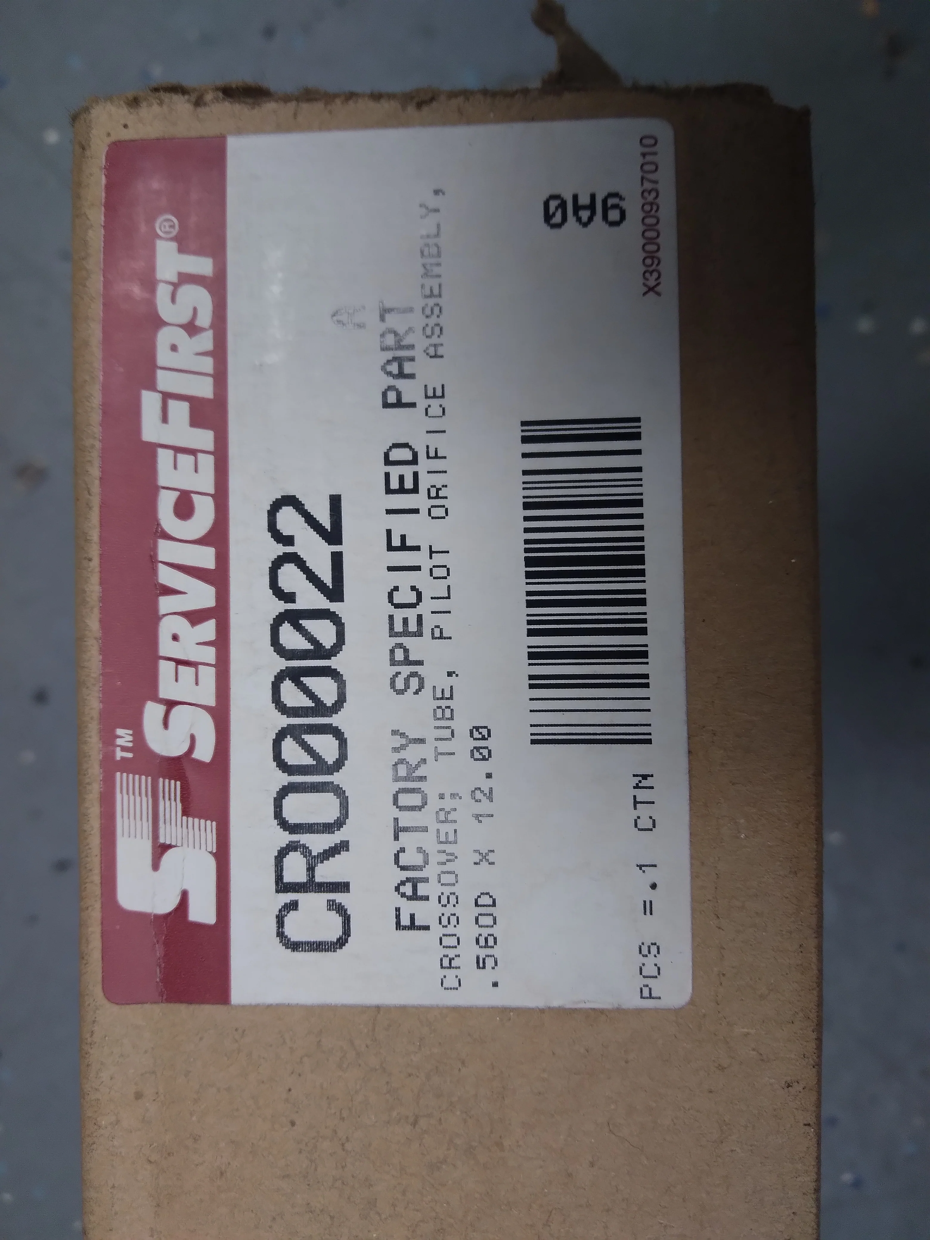CROSSOVER TUBE PILOT ORIFICE ASSEMBLY .56"OD - Image 4