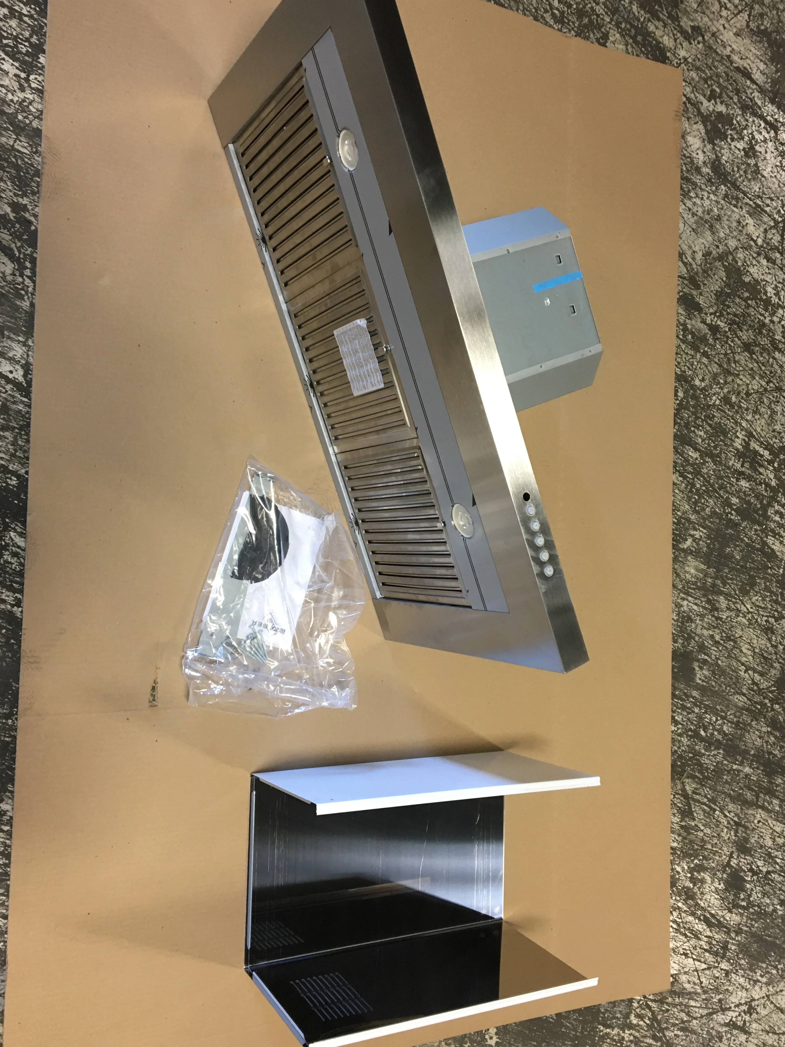 Dama Wall Mnt Convertible Hood w/600 CFM Variable Air Management, Energy Diffuser - Image 5