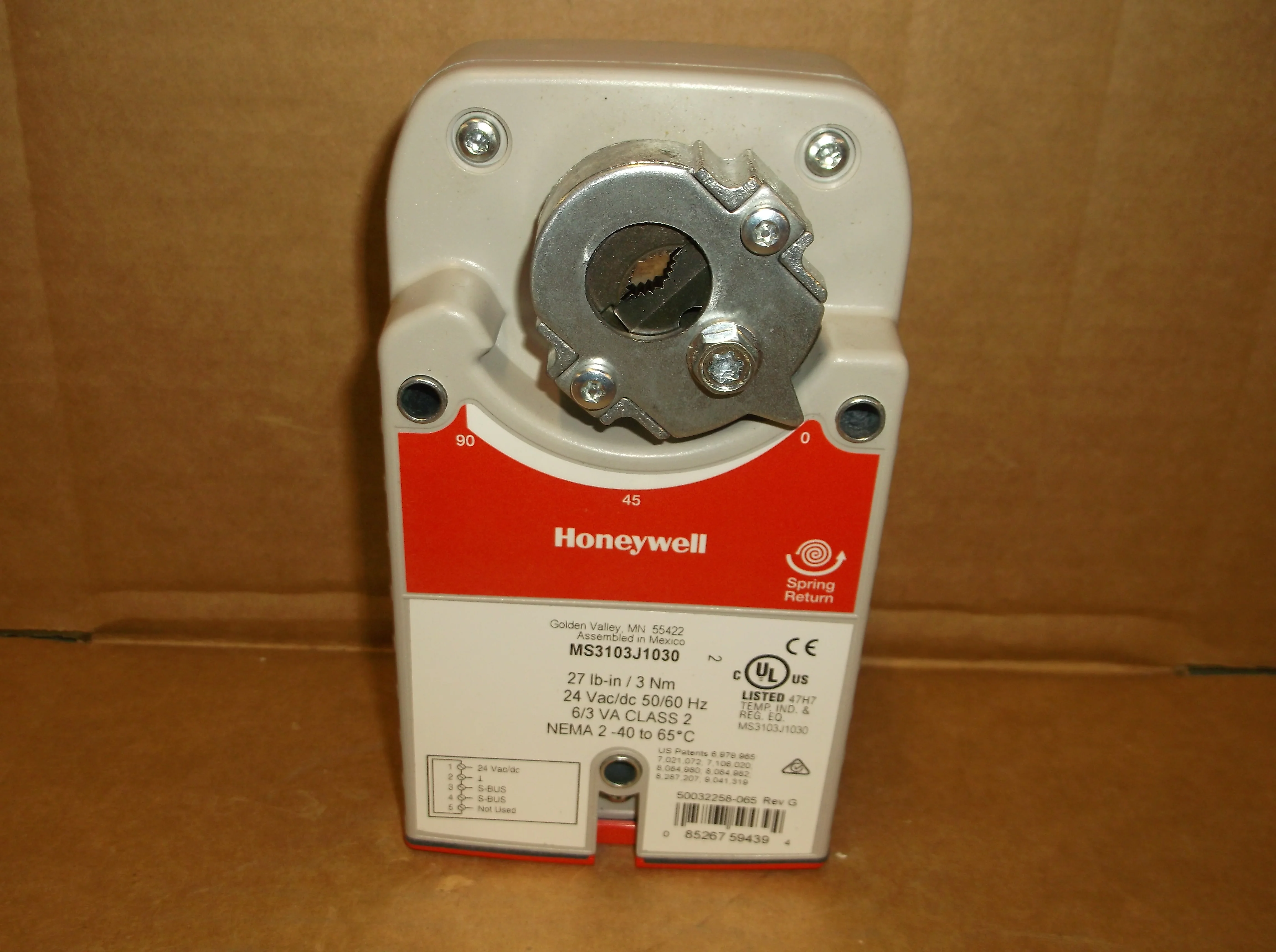 Damper Actuator, 90 Second, No Conduit(27Lb-In),24 VAC/DC, 50/60 Hz. - Image 6