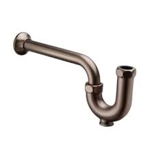 Decorative P-Trap, Carbon Bronze
