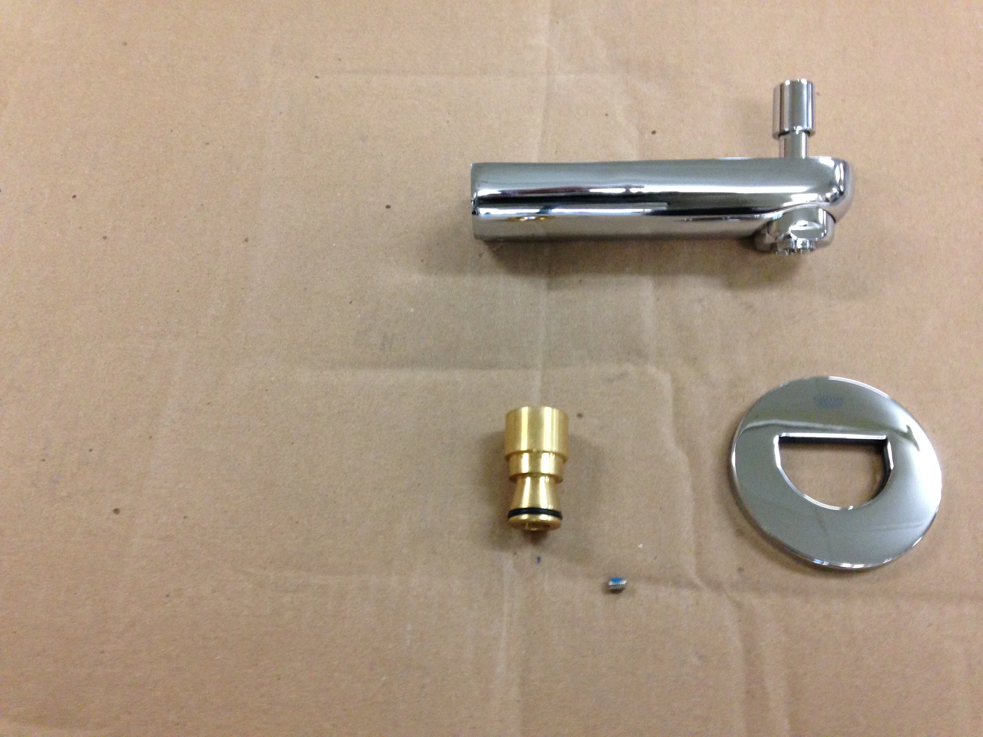 Diverter Tub Spout, Chrome - Image 2