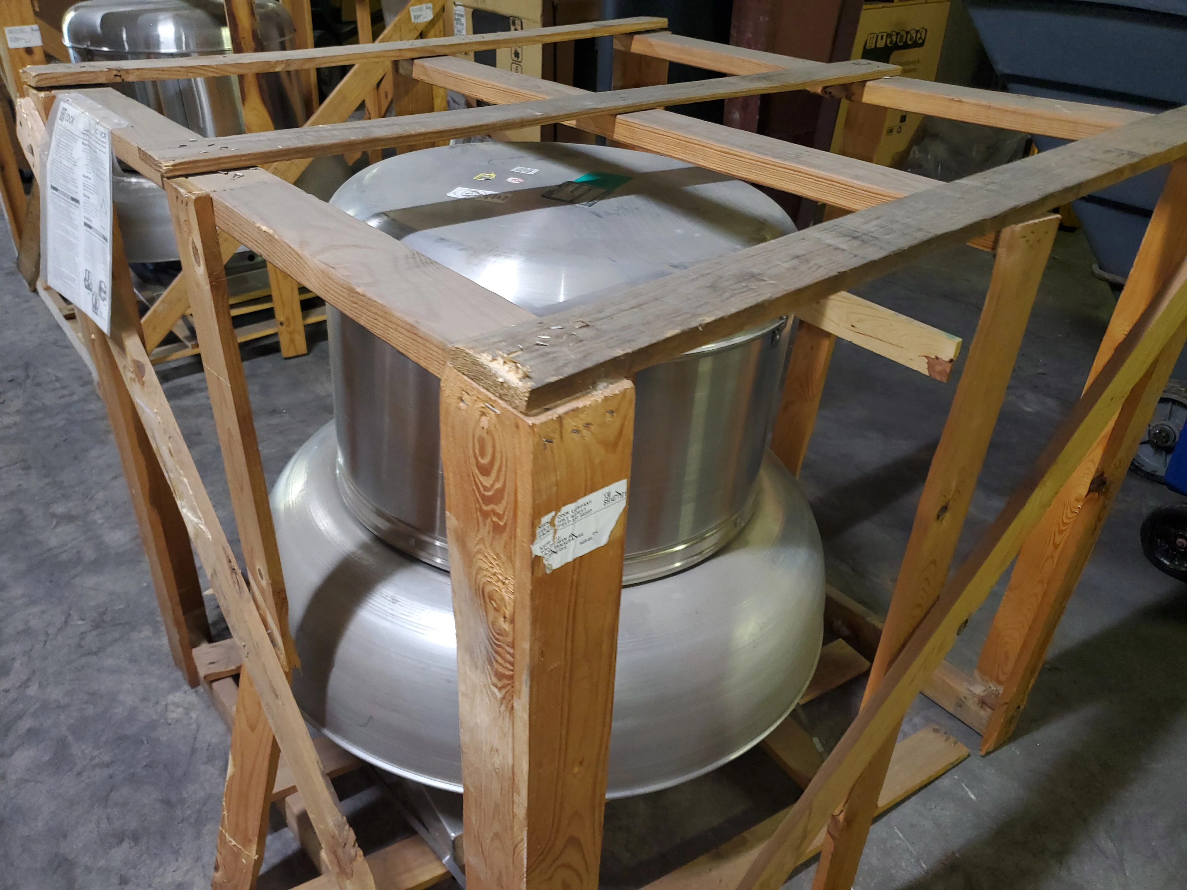 Downblast Centrifugal Exhaust Belt Drive Ventilator Roof Mounted, 460/60/3 - Image 2
