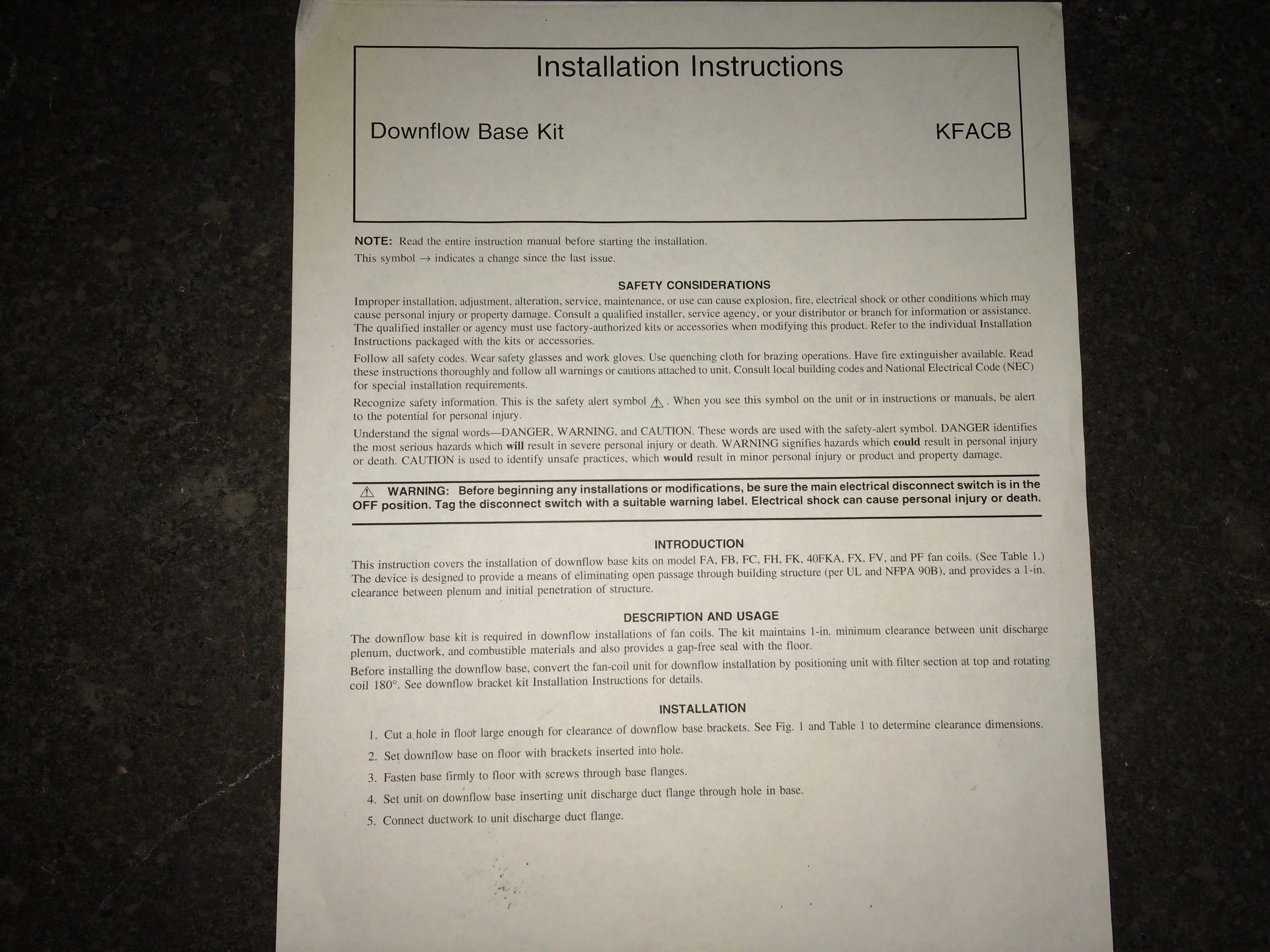 Downflow Base Kit - Image 4