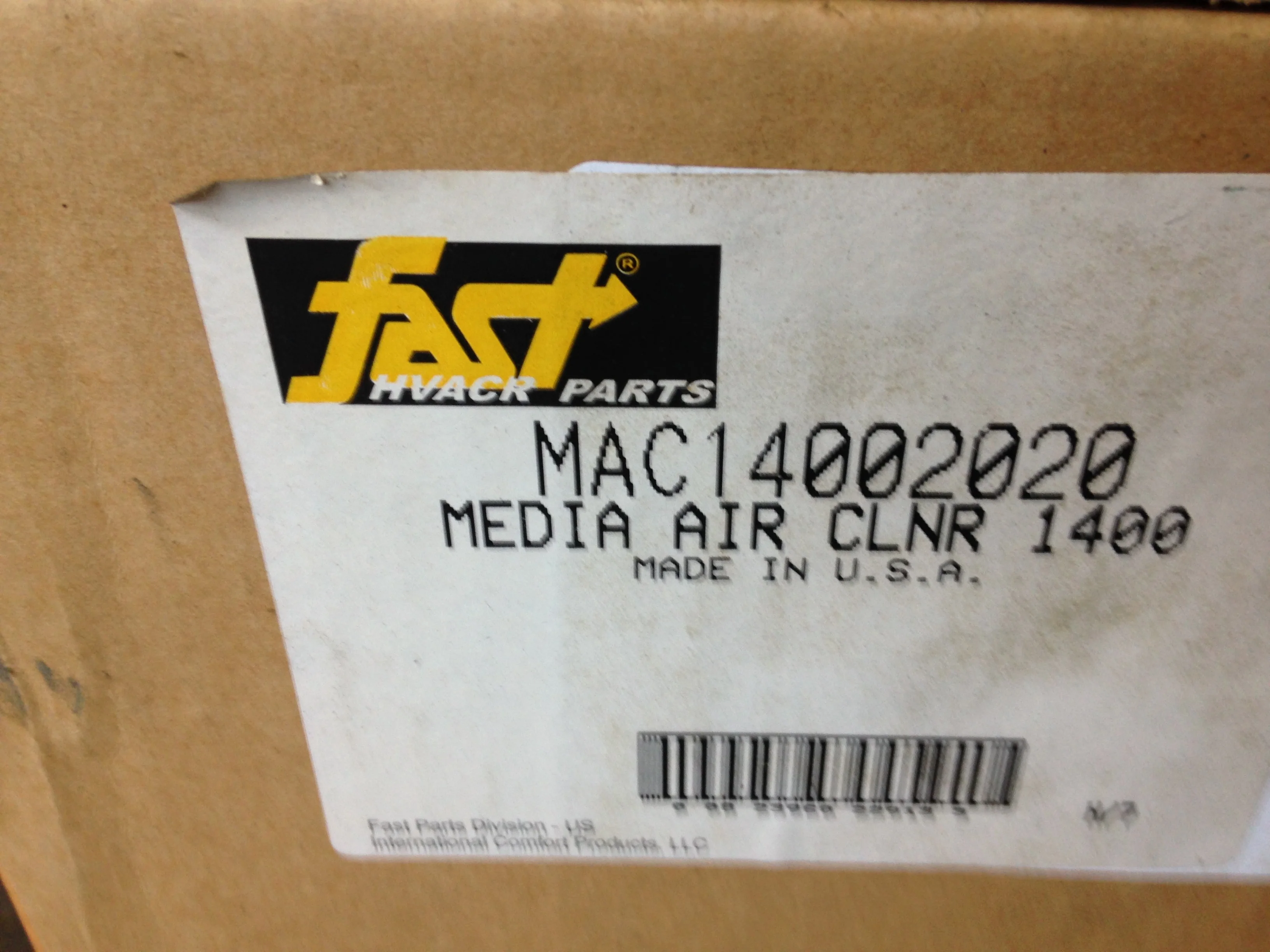Duct Mount Media Air Cleaner, 20" x 20" x 5" CFM 600-1400, MERV 8 - Image 5