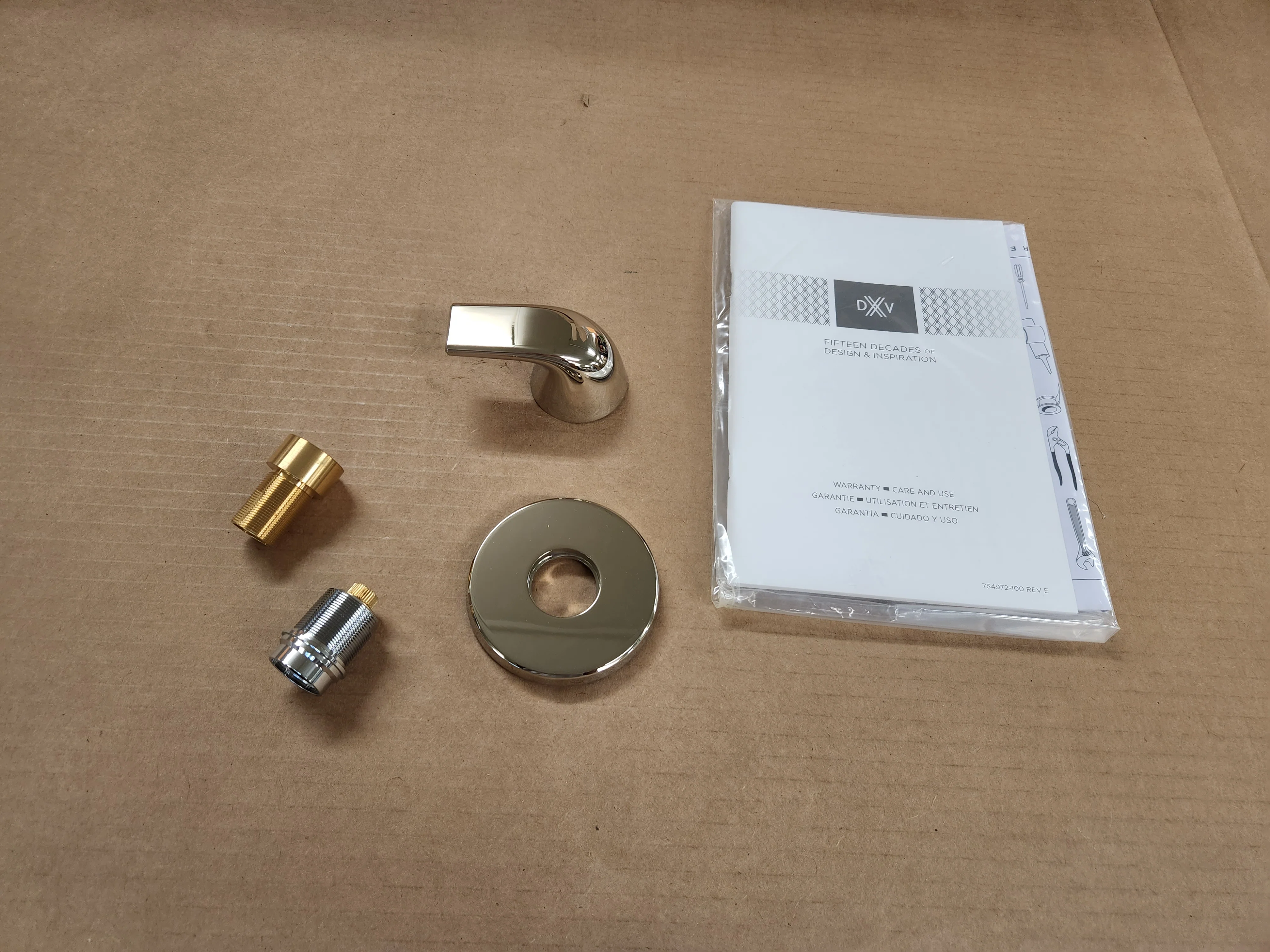 Modulus Platinum Nickel 1/2" or 3/4" Wall Valve Trim - Image 2