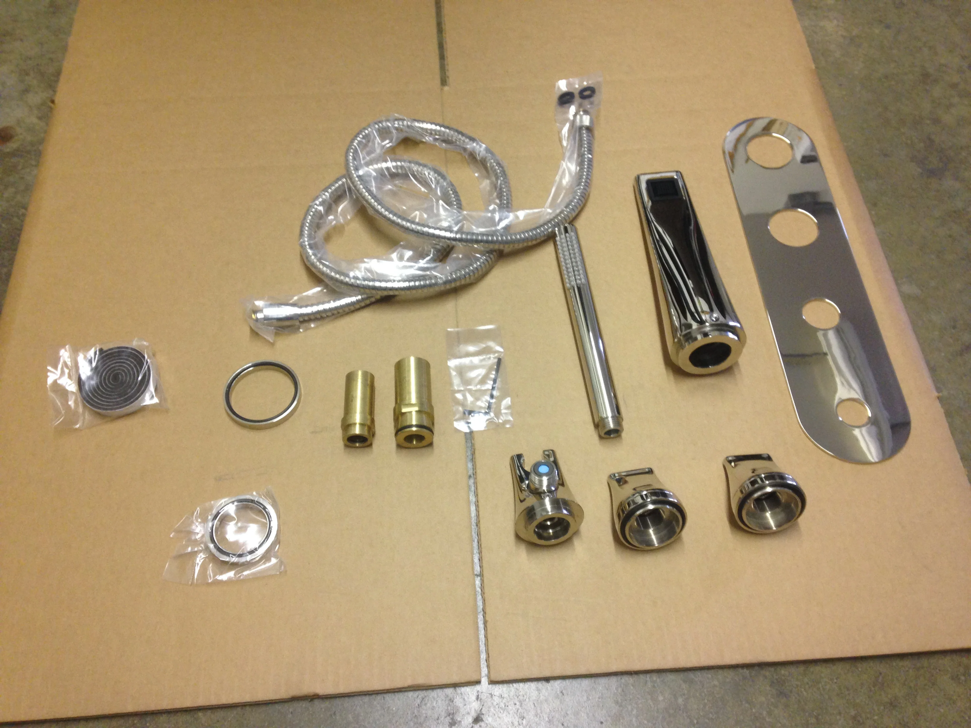 DXV Modulus Wall Mount Tub Filler, Polished Nickel - Image 2