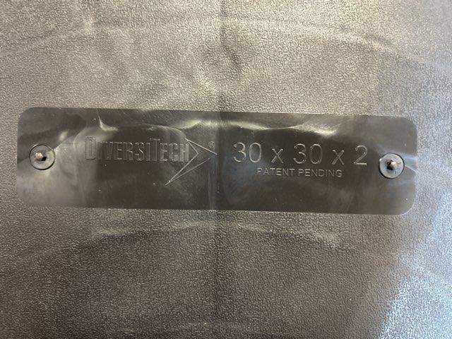 EcoPad 30" x 30" x 2" Black Plastic Equipment Pad - Image 4