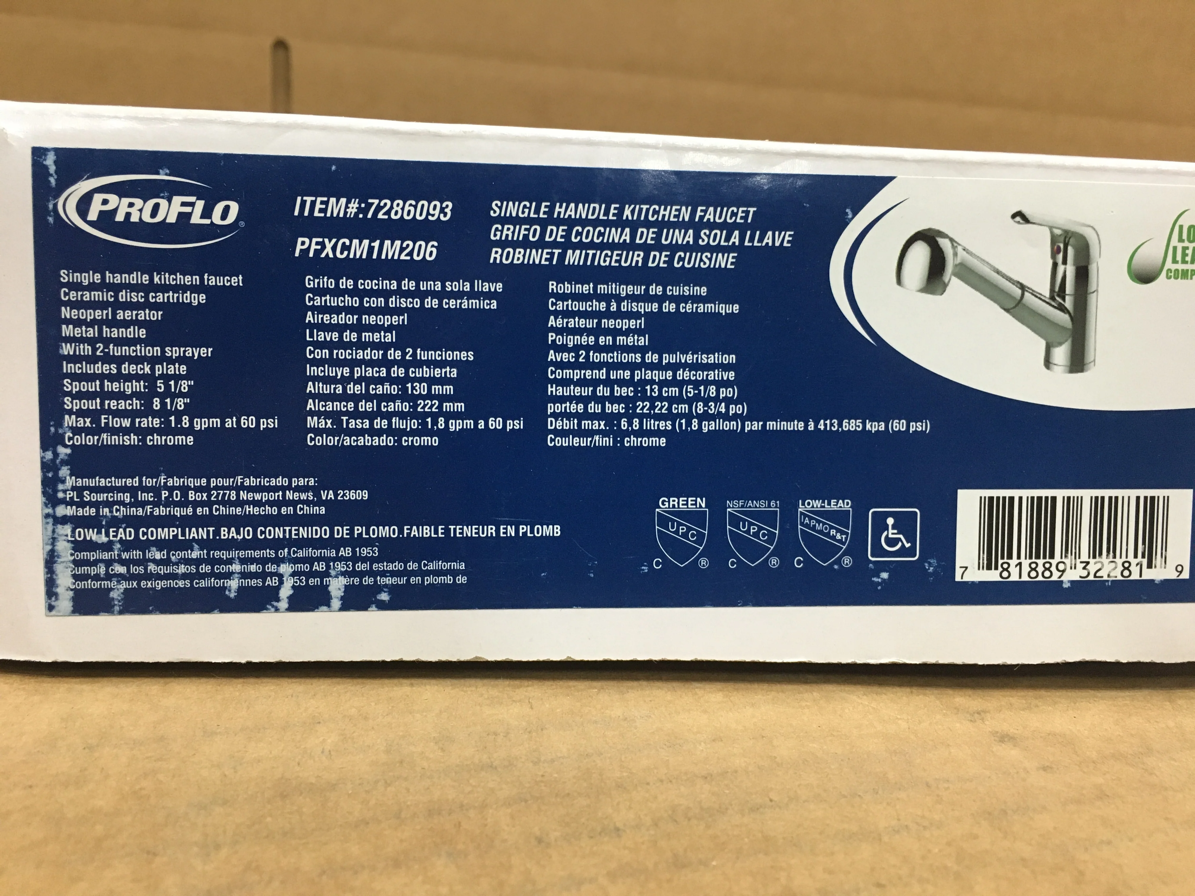 Edgebrook 1.8 GPM Single Hold Kitchen Faucet-Includes Escutcheon - Image 7