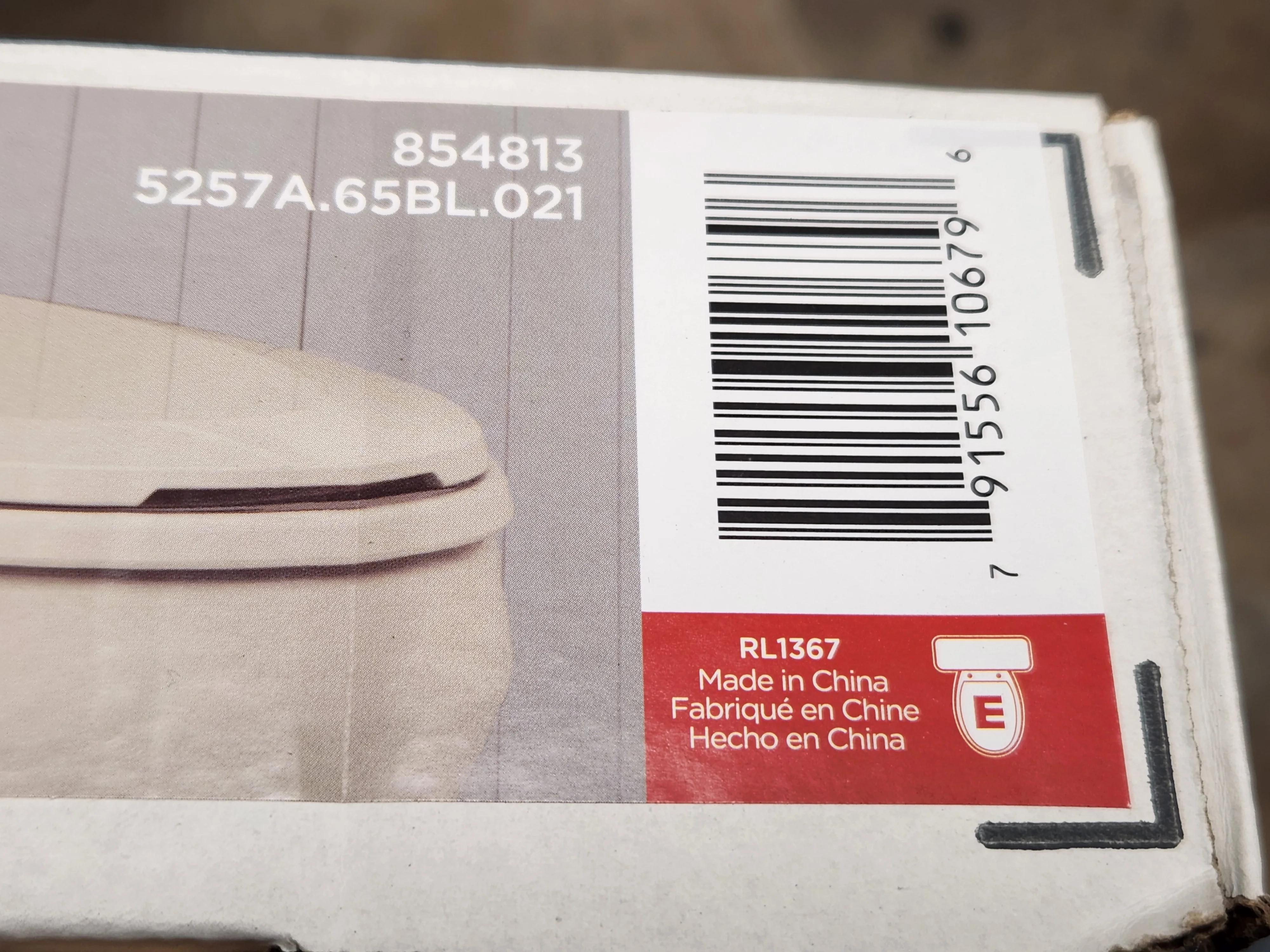 Elongated Toilet Seat Slow Close Bone - Image 3