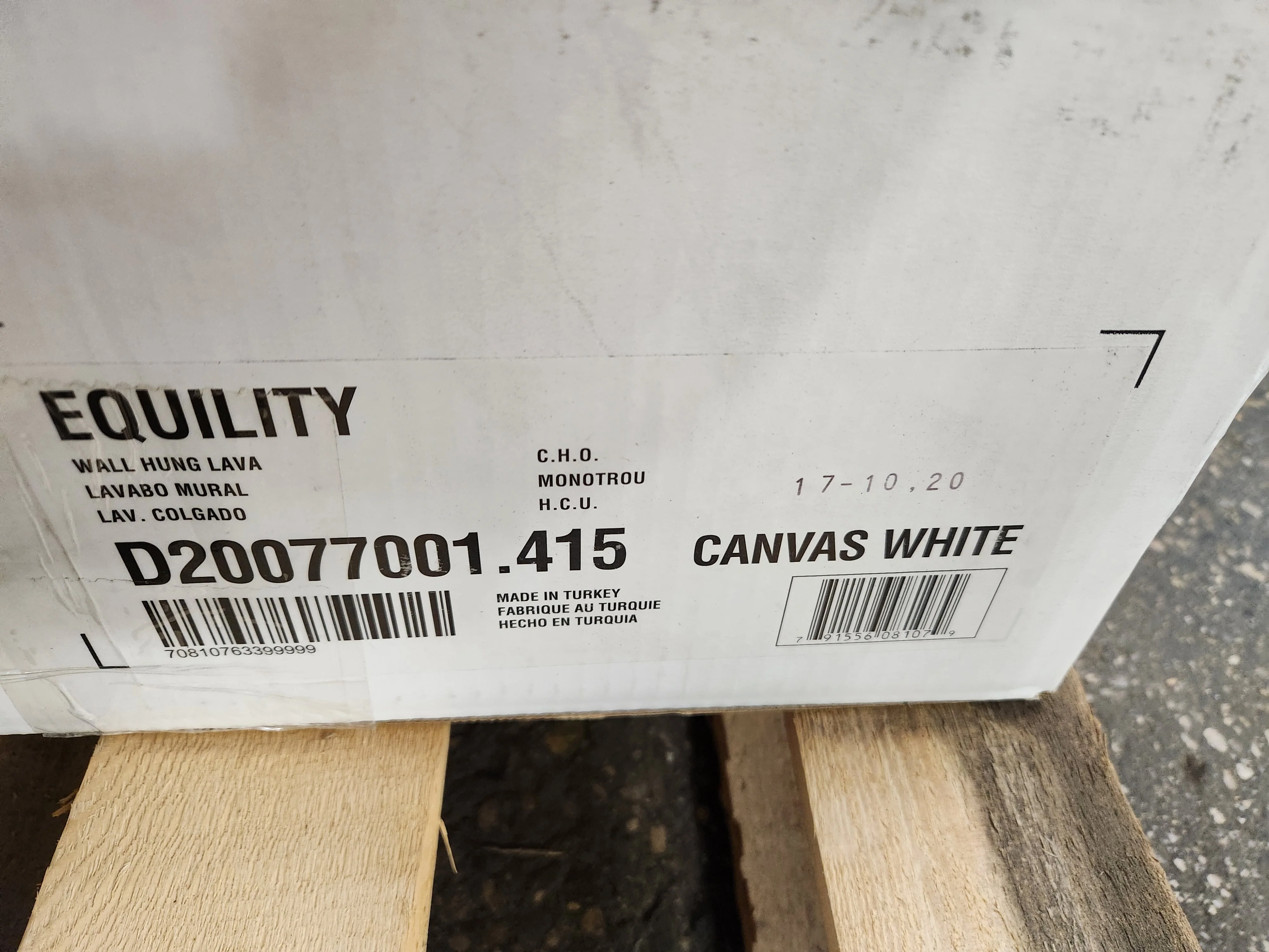 Equility 33 1/2" Rectangular Wall Mounted Bathroom Sink with Overflow - Image 4