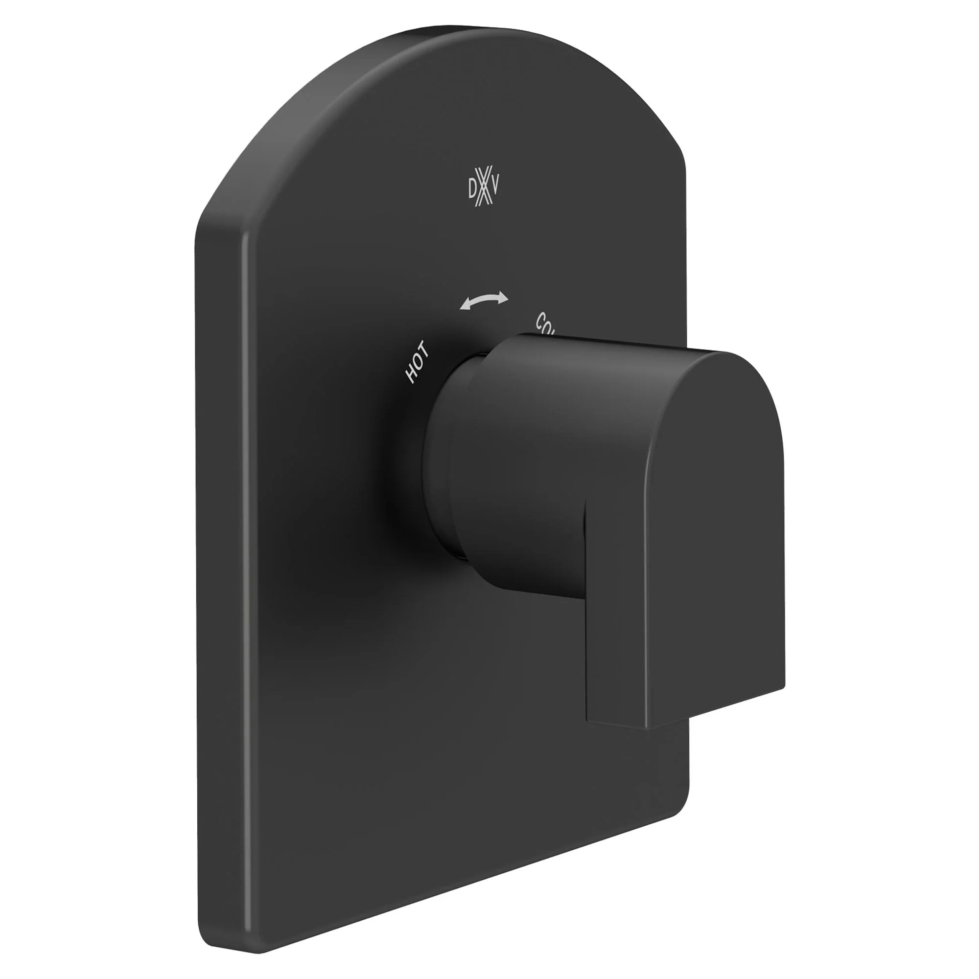 Equility Matte Black Thermostatic Shower Trim
