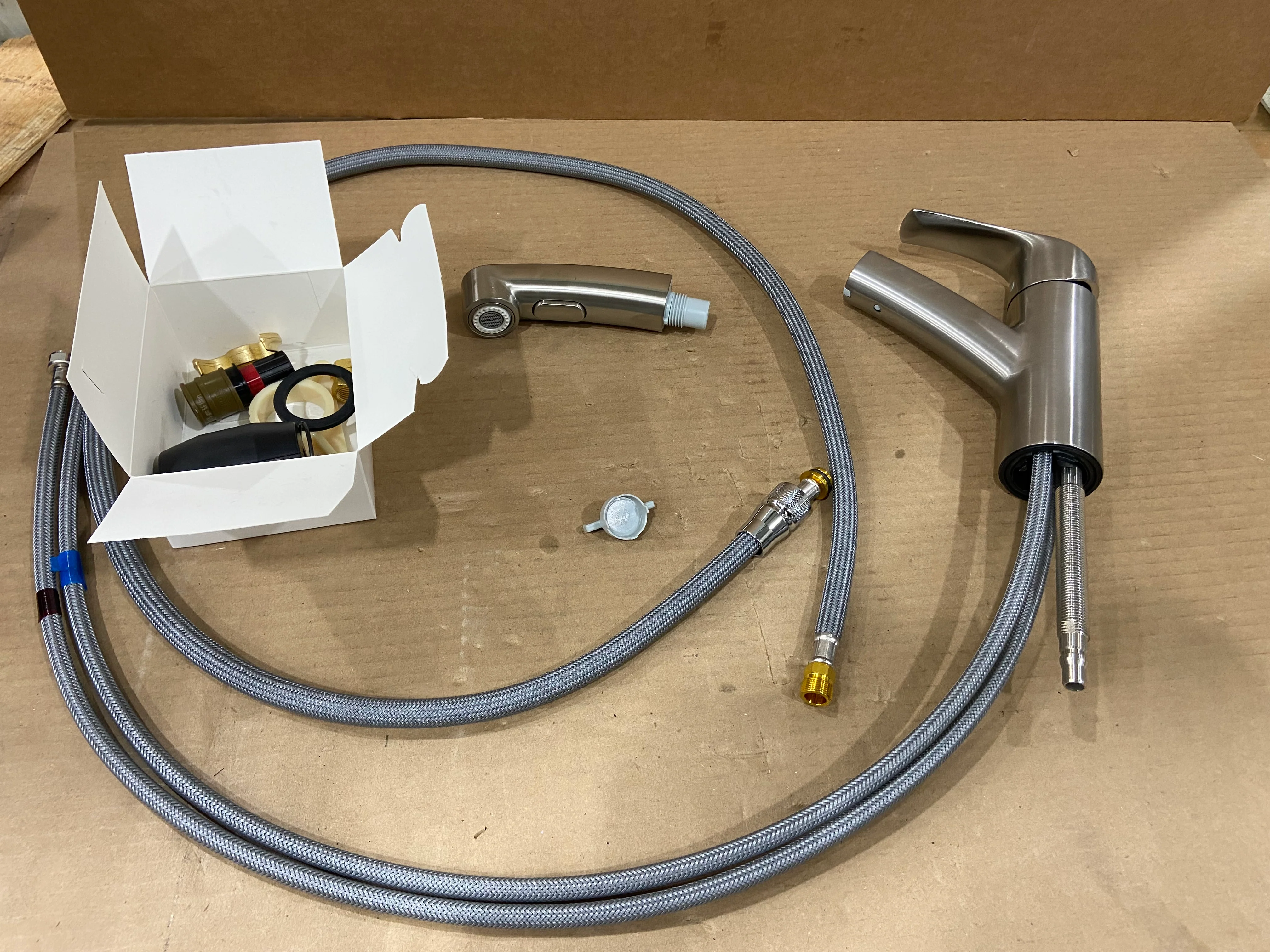 Eurosmart Single Handle Dual Spray Pull-Out Kitchen Faucet - Image 3