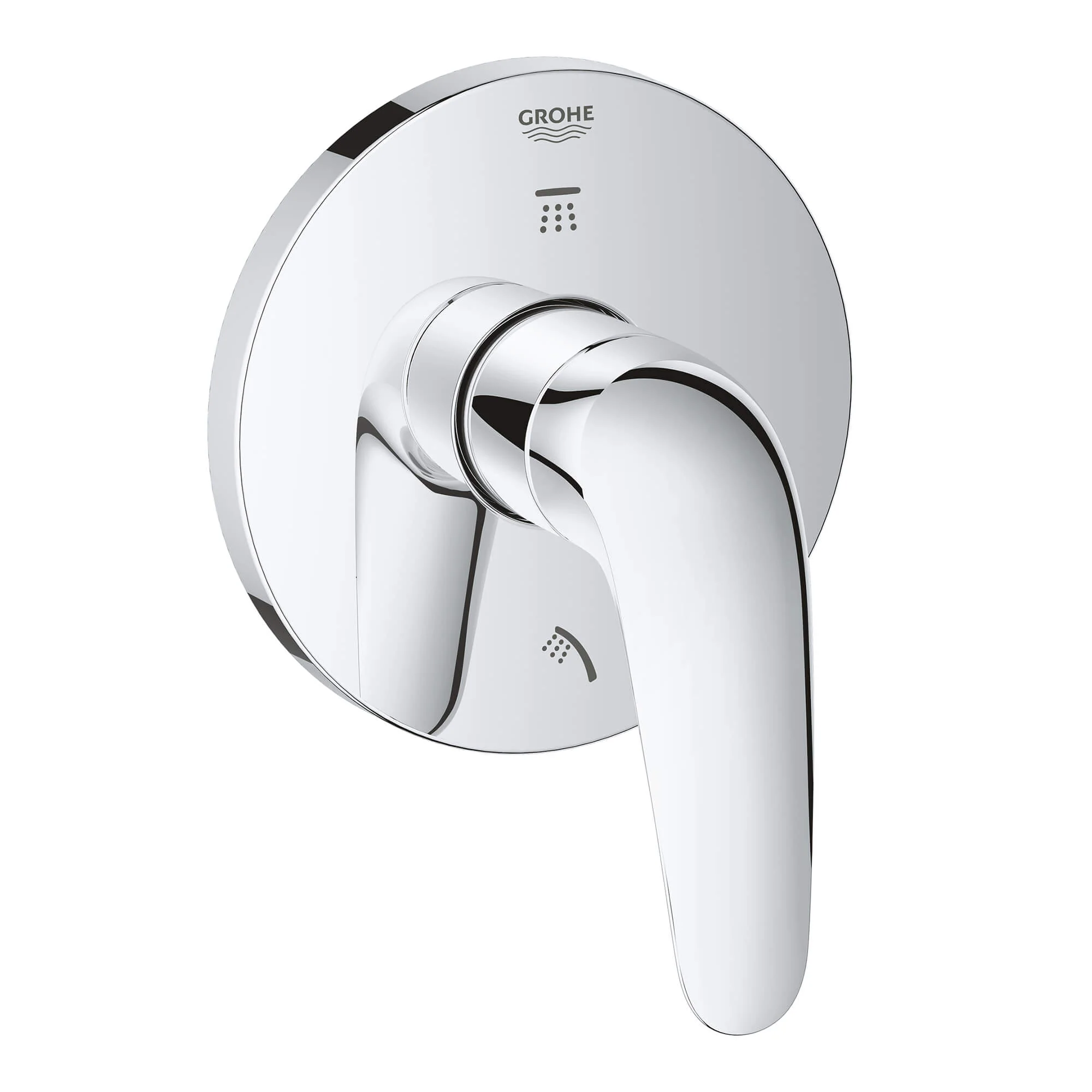 Eurostyle 2-Way Diverter Trim Kit; Chrome