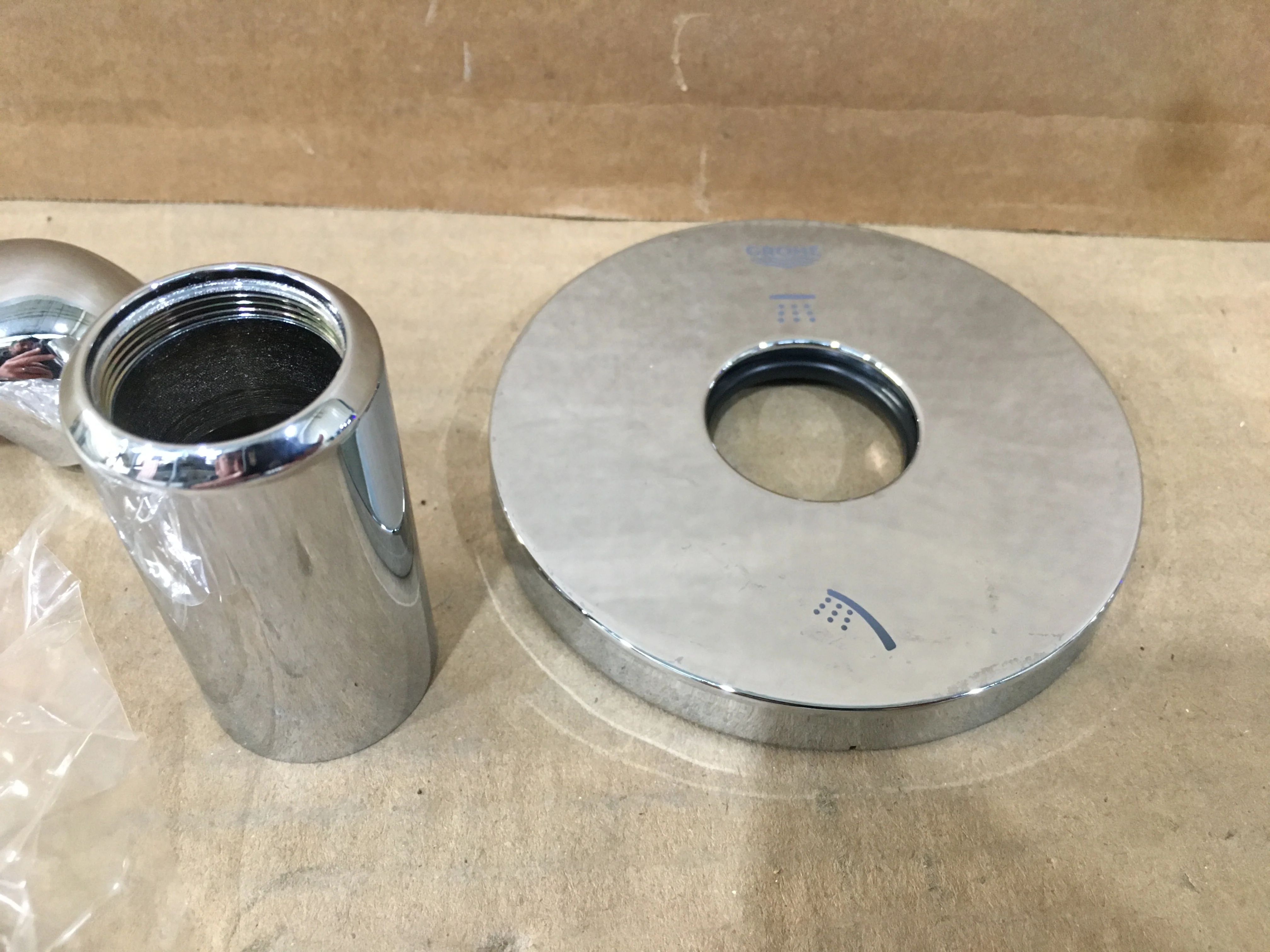 Eurostyle 2-Way Diverter Trim Kit; Chrome - Image 2