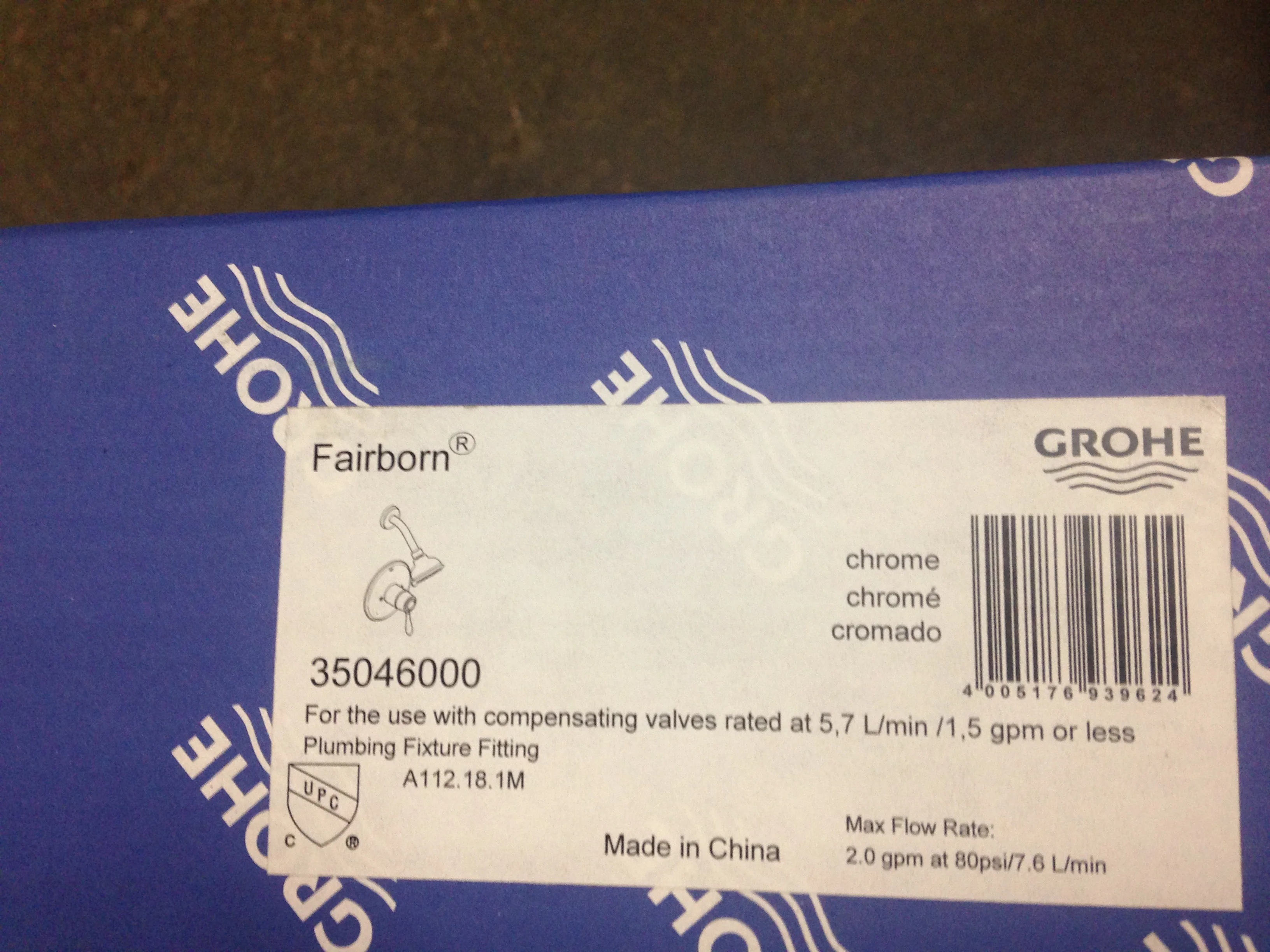 Fairborn Pressure Balance Shower Combo; Trim Only - Image 2