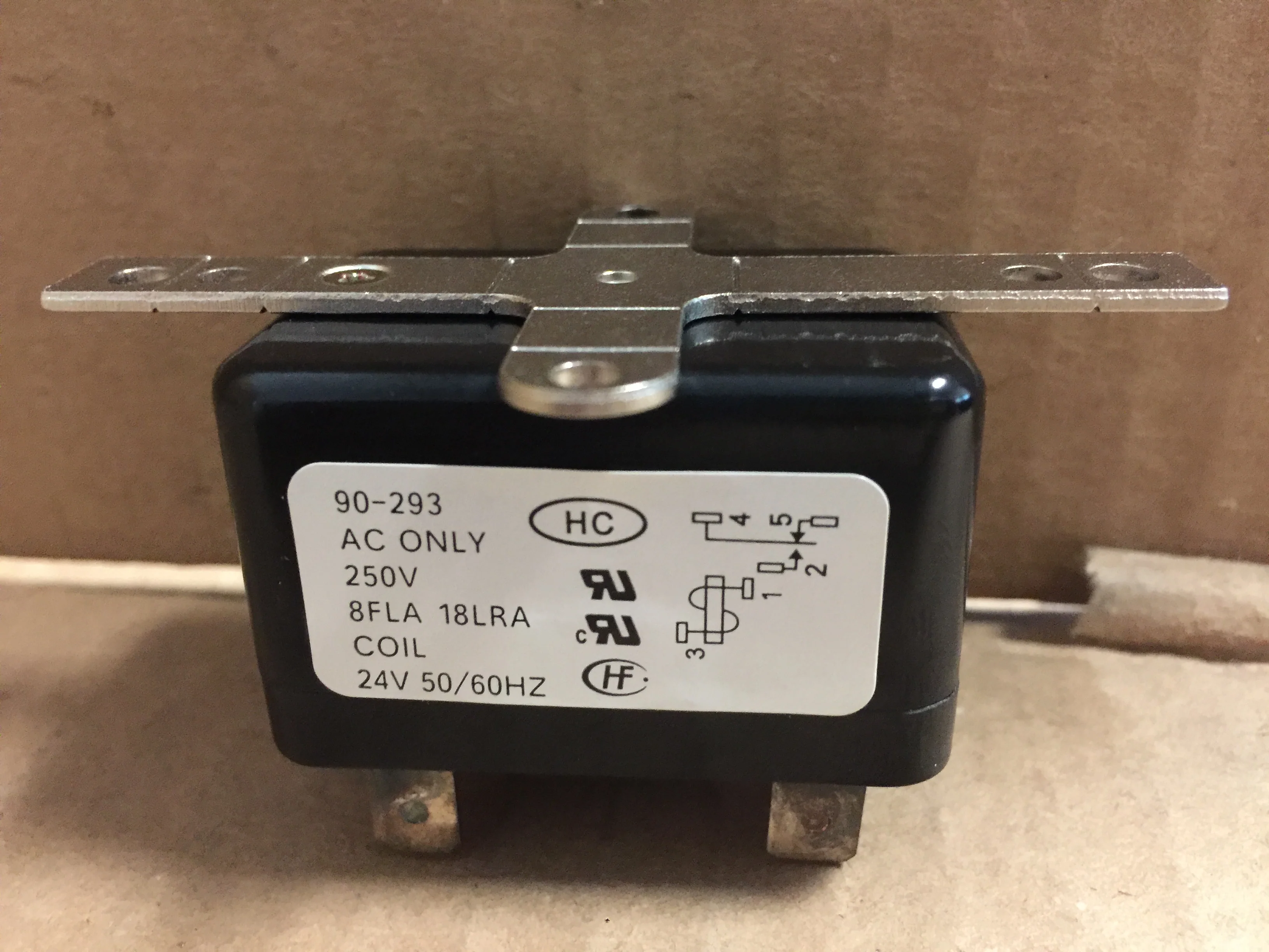 Fan Relay; 24VAC, SPDT, 50/60Hz, AC Only, 18 Lra, 8 Fla - Image 6