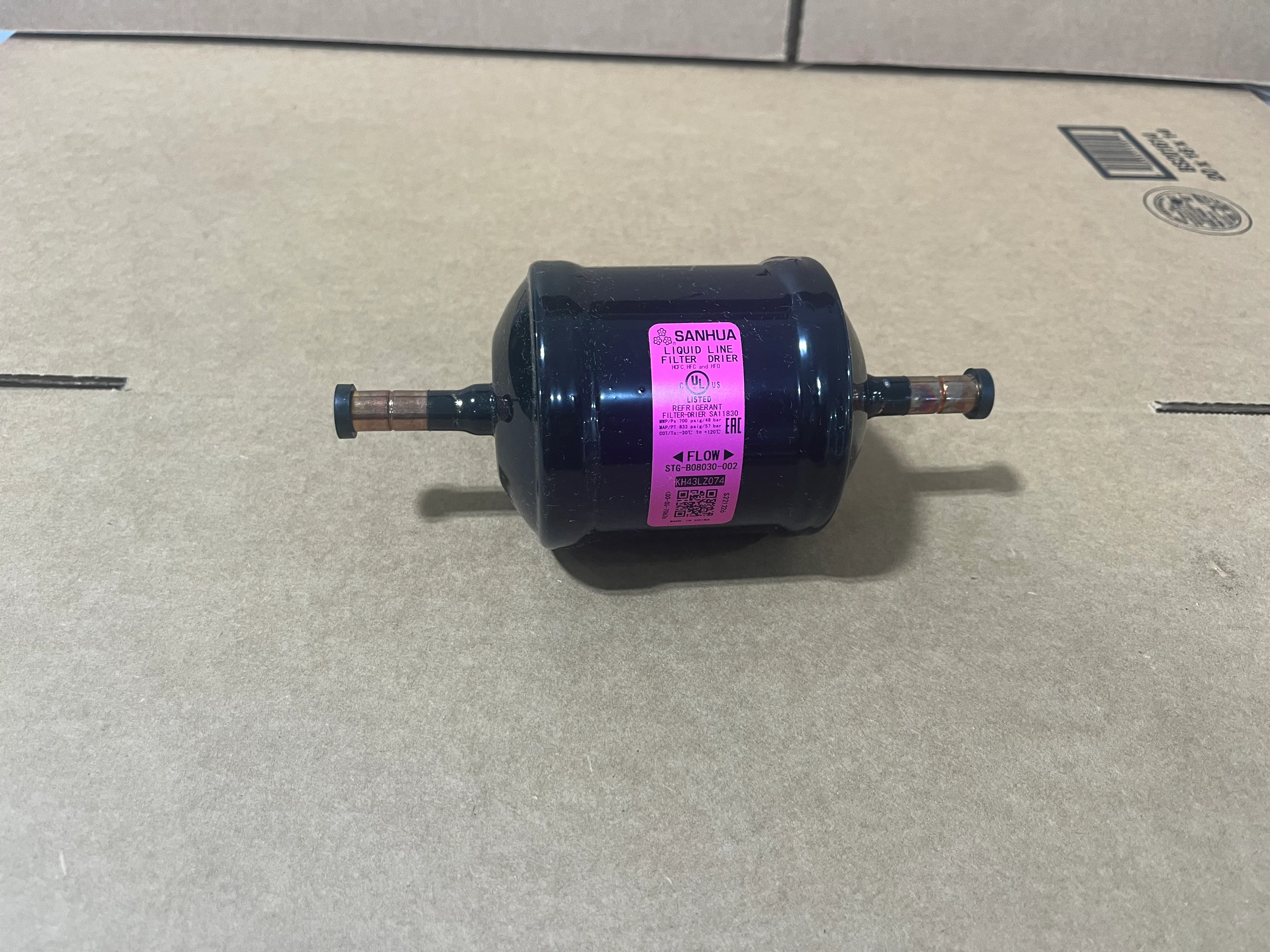 FILTER DRIER Liquid Line, 3/8" ODF, Bi-Flow