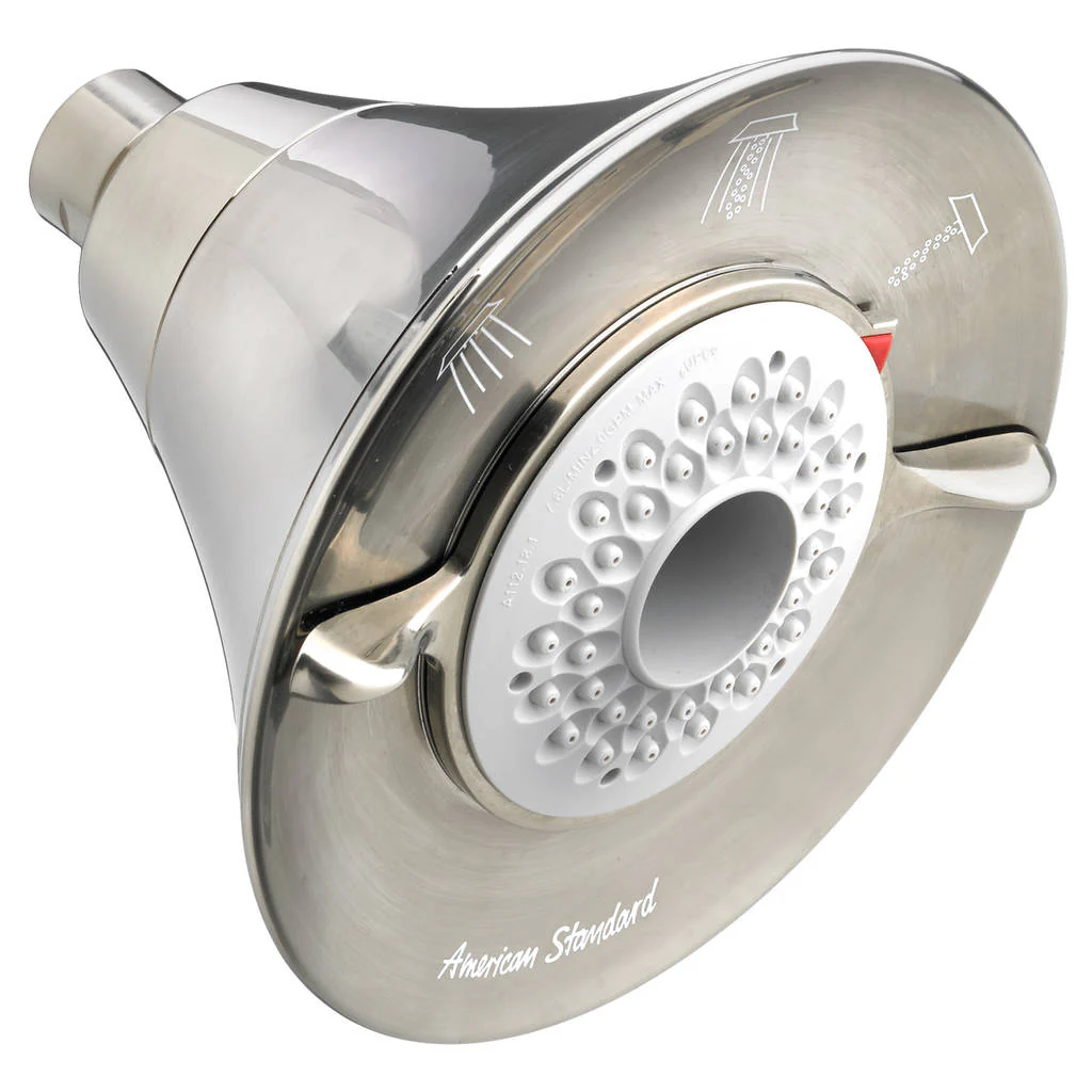 Flowise Satin Vandal Resistant Water-Saving 3 Function Showerhead