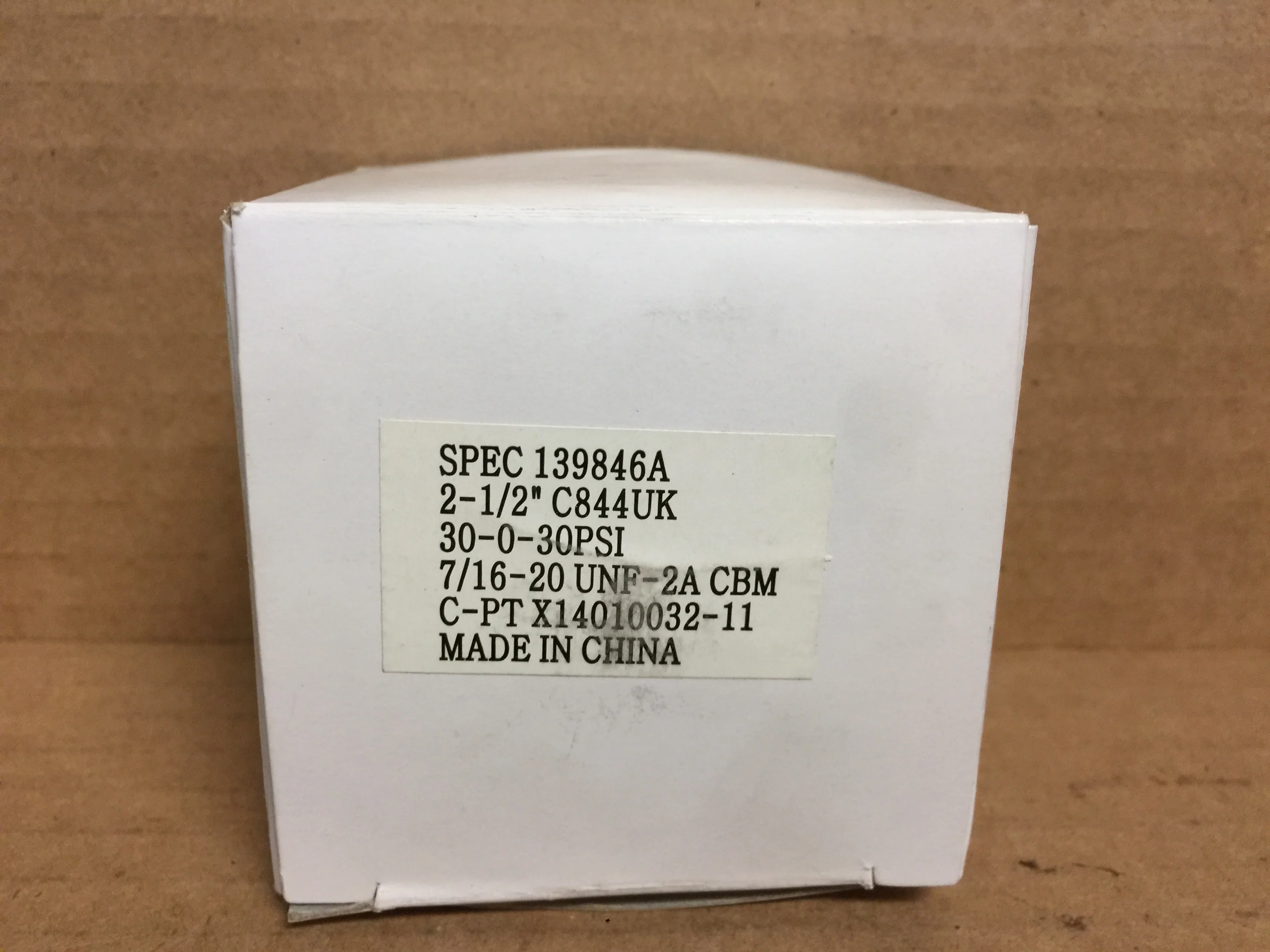 Air Pressure Gauge, 30 " HG - 30PSI - Image 5