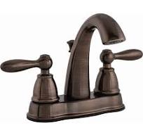 Two Handle Centerset Bathrooom Sink Faucet In Oil Rubbbed Bronze