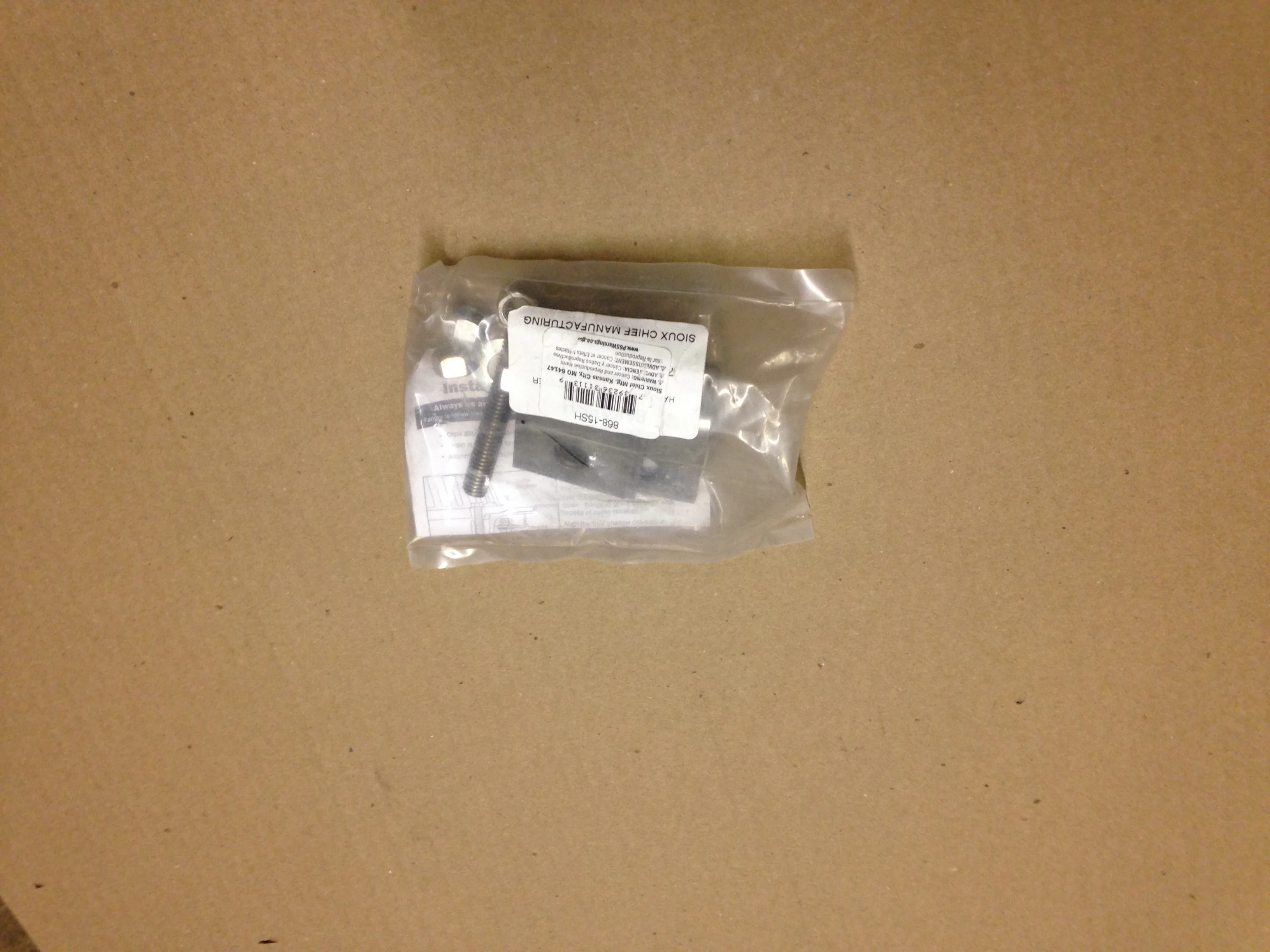 HARDWARE KIT , FOR 868-15S SUMP RECEIVERS - Image 4