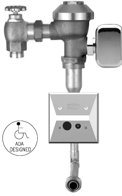 Hardwired Automatic Sensor Valve For .125 GPF Urinals