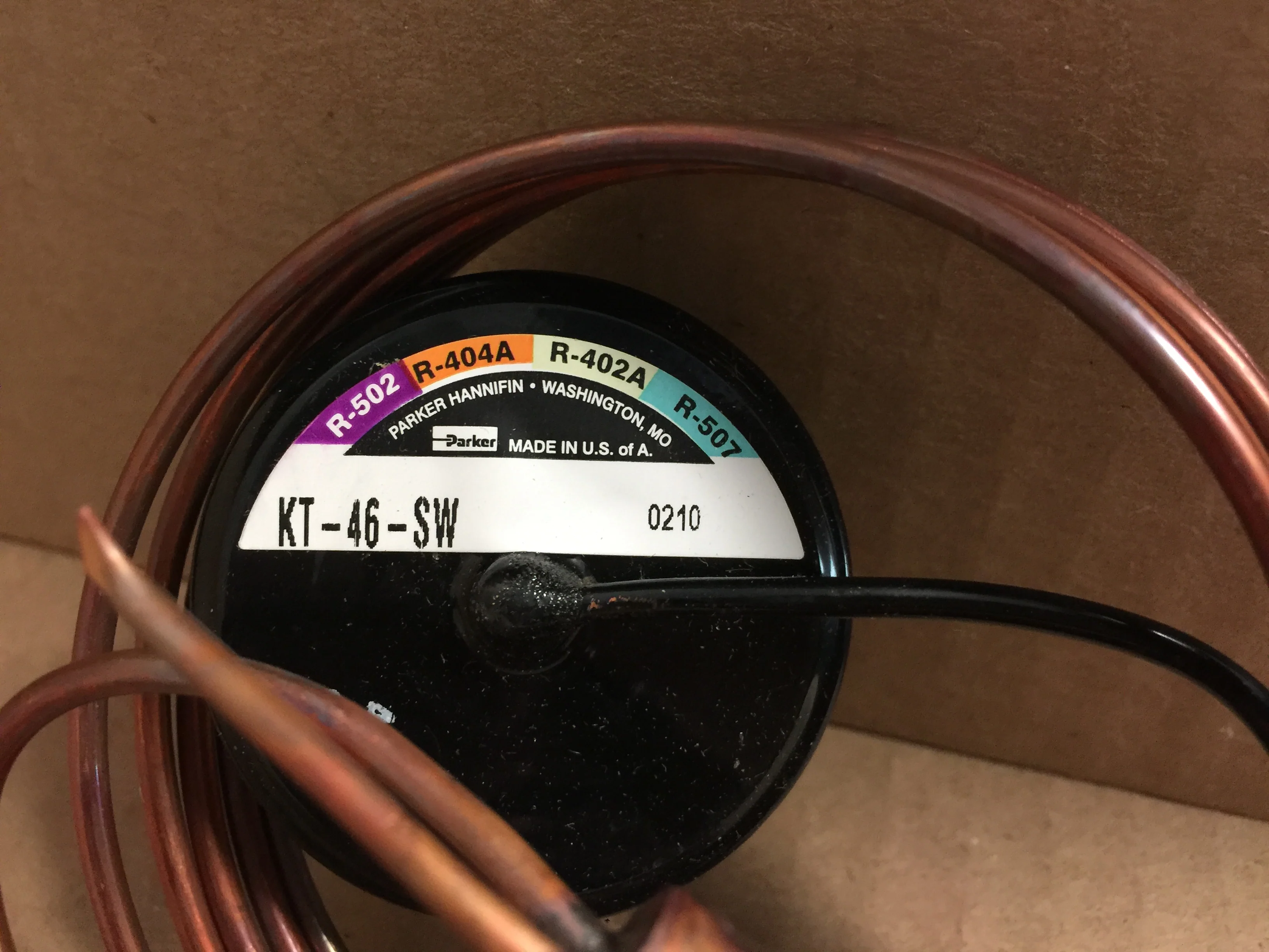 Head Power Expansion Valve Element; For C Valve Bench; For R-502, R-404 And R-507 - Image 3