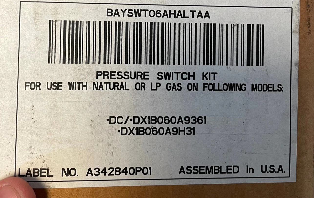 High Altitude Pressure Switch Kit - Image 8