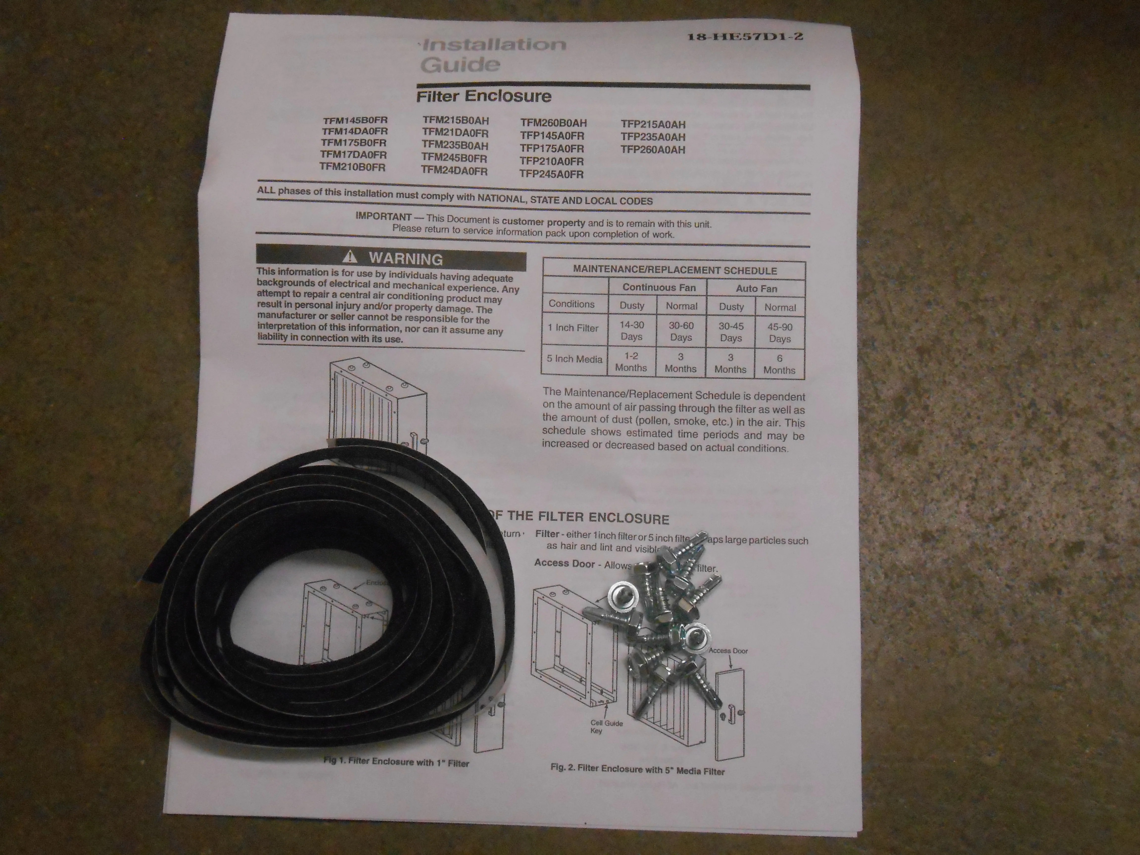High Efficiency Air Cleaner with 5 Media Filter 14 1/2" X 21" - Image 4