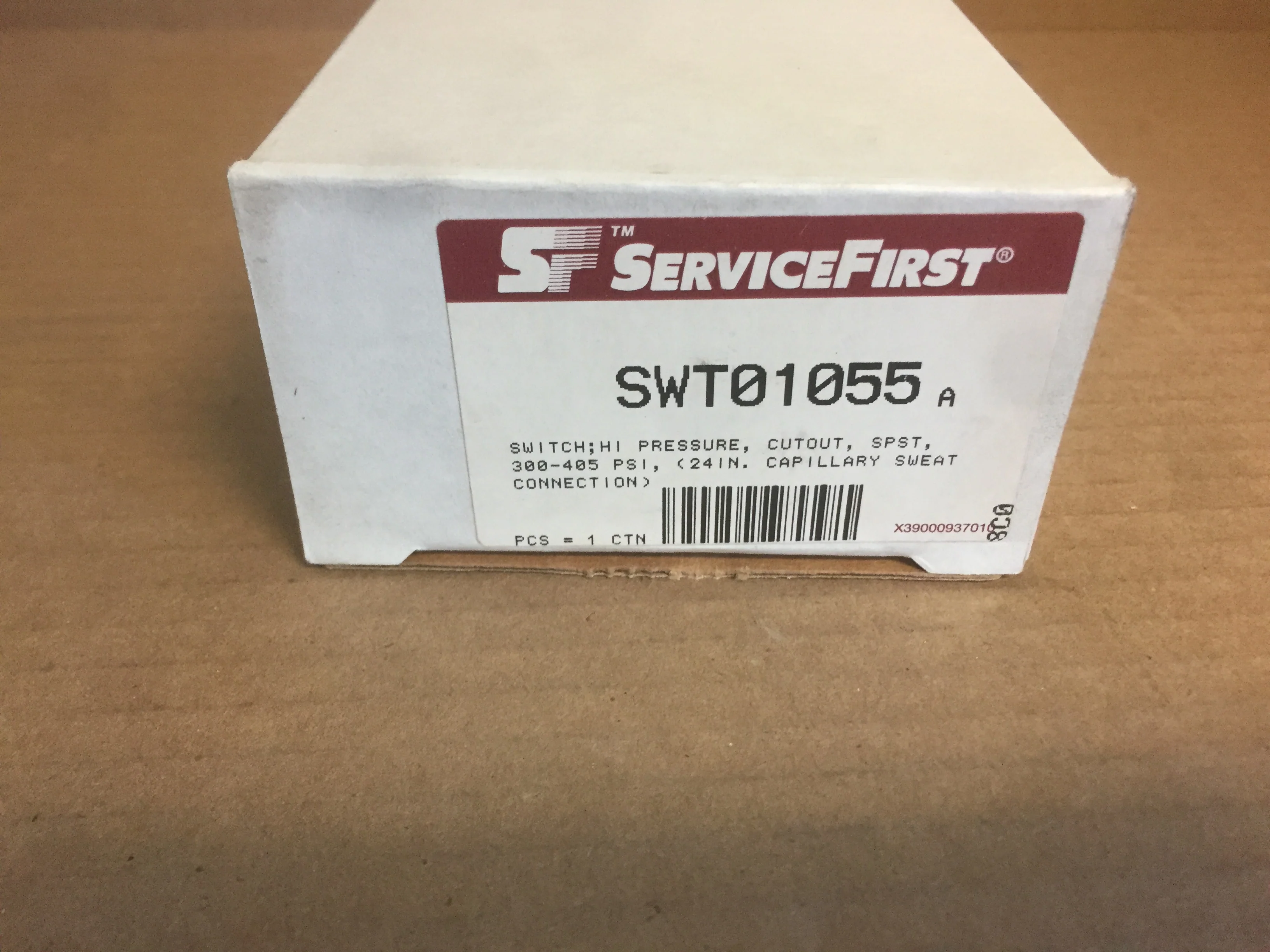 High Pressure Switch; Cutout