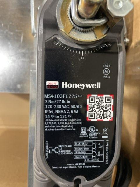 Honeywell Fire Damper 16" X 16", 50-60 Hertz, 120-230volts, 1 Phase - Image 5