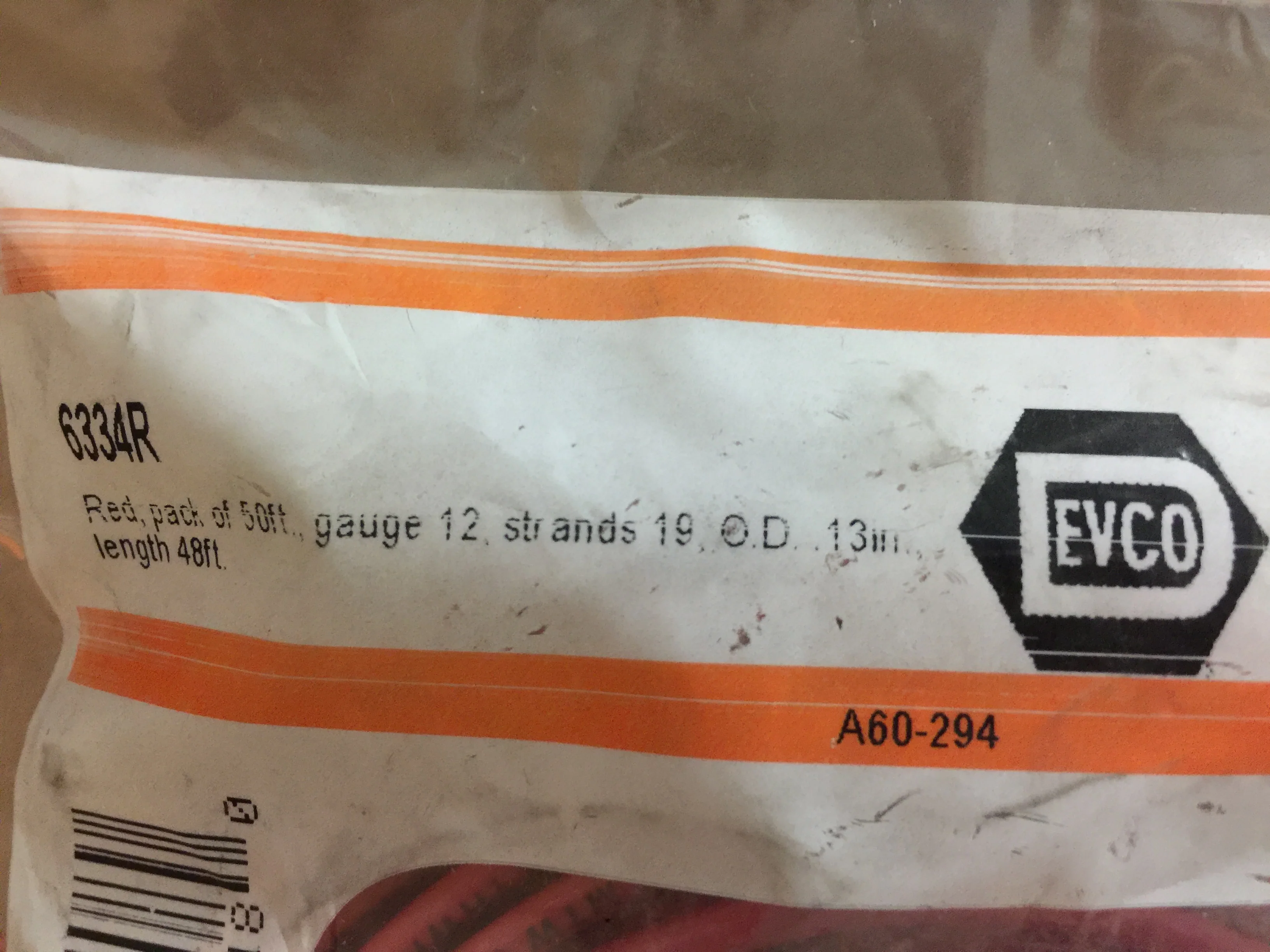 HOOK-UP WIRE; 48FT, 600VAC, 12AWG - Image 2