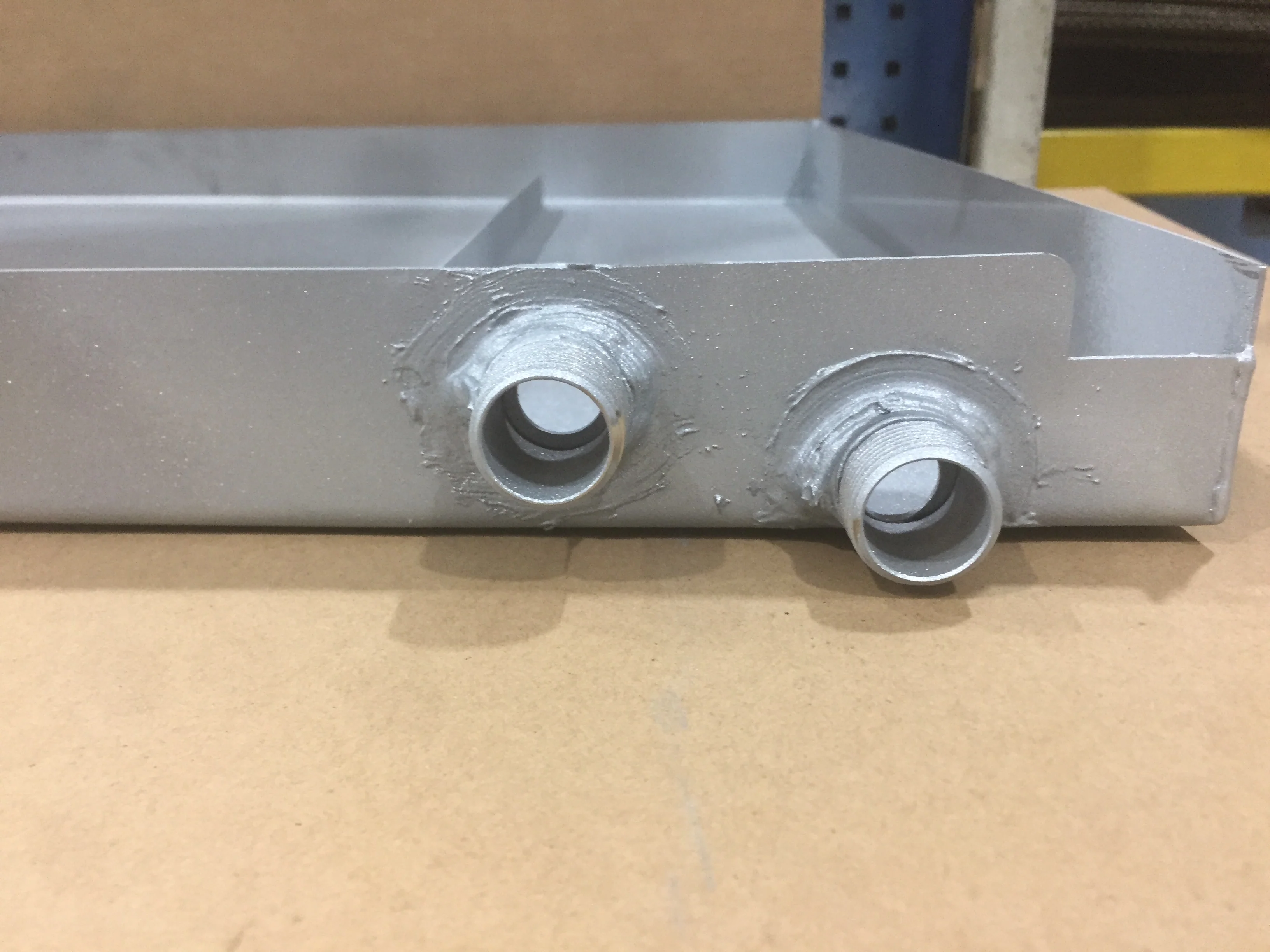 Horizontal Left Stainless Steel Drain Pan - Image 2