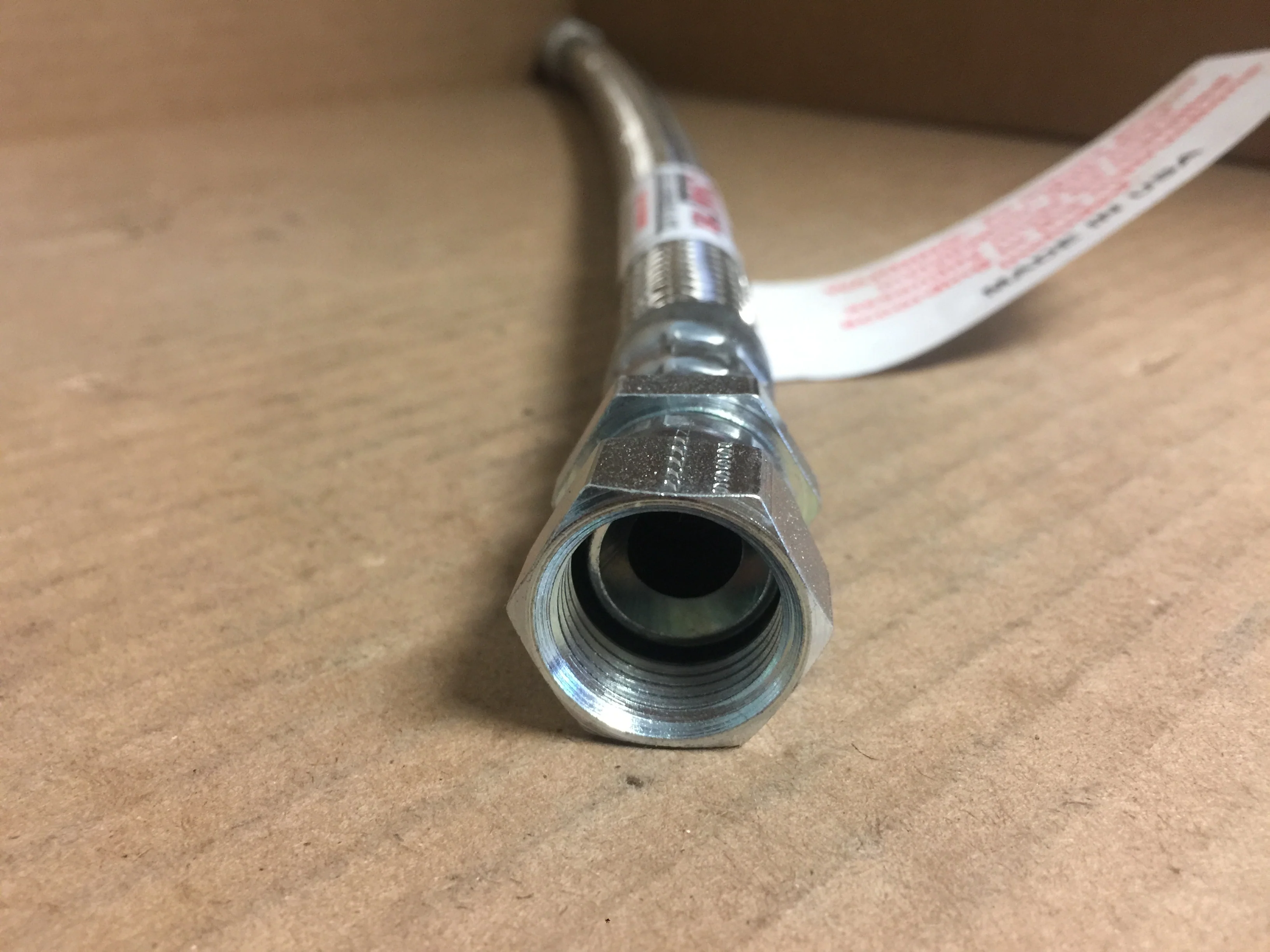 Hose; Fixed End X Swivel End w/JIC Adapter 18" FCV - Image 2
