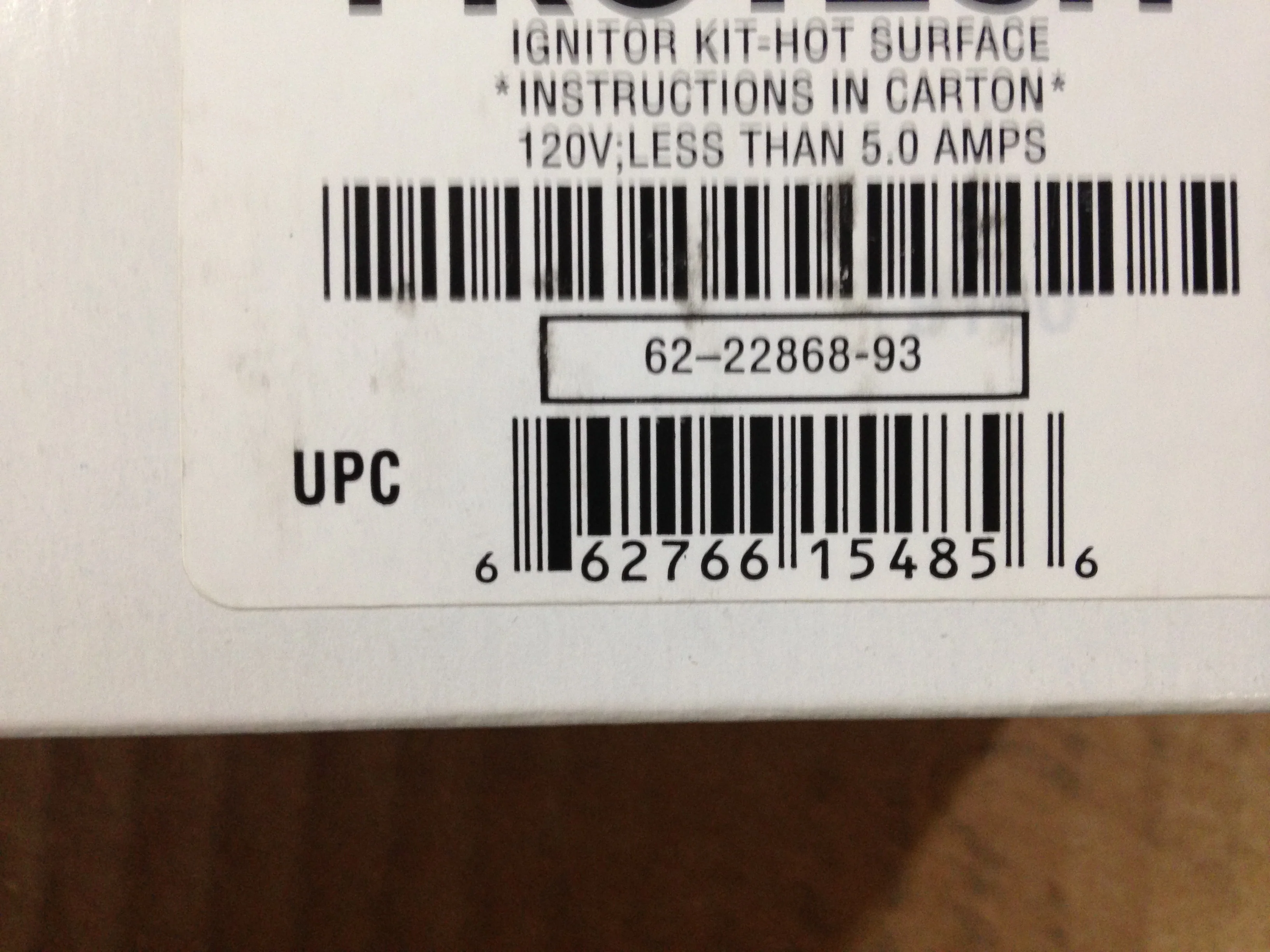 Hot Surface Ignitor Kit,120V - Image 2