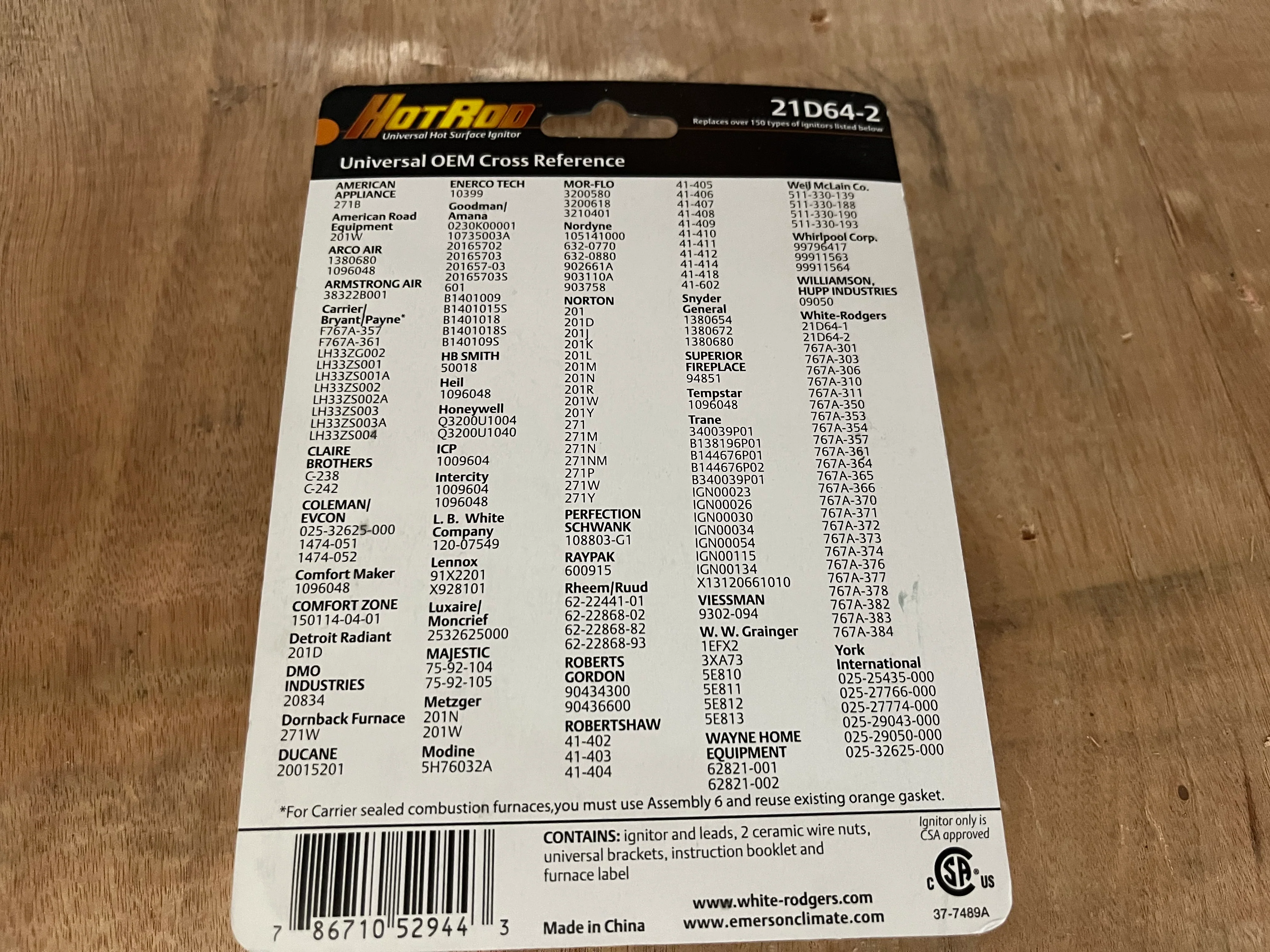 Hotrod 120V Silicon Nitride Hot Surface Ignitor - Image 2