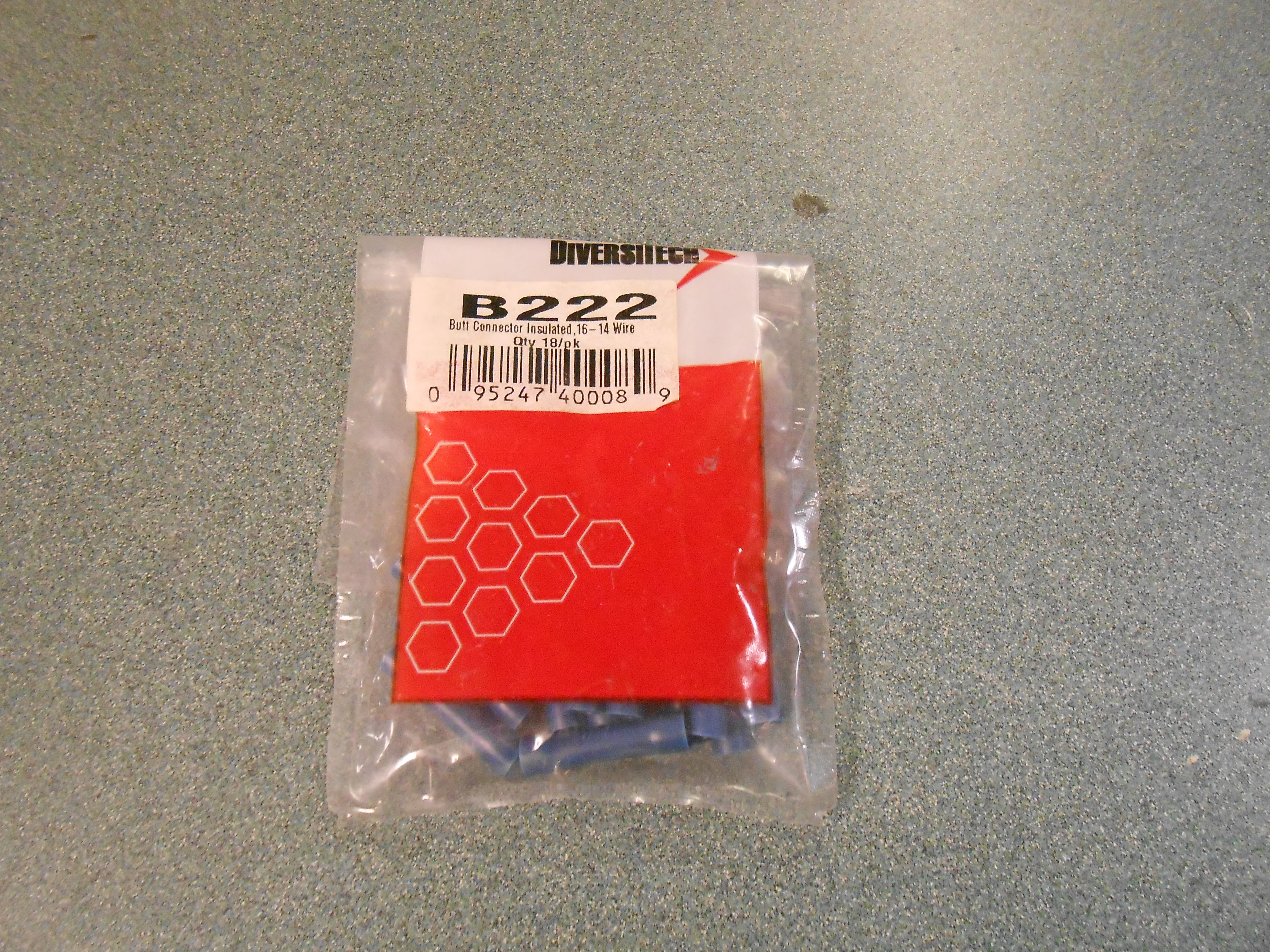 Insulated Butt Connector, 16-14, Sold as 18 Per Bag - Image 2