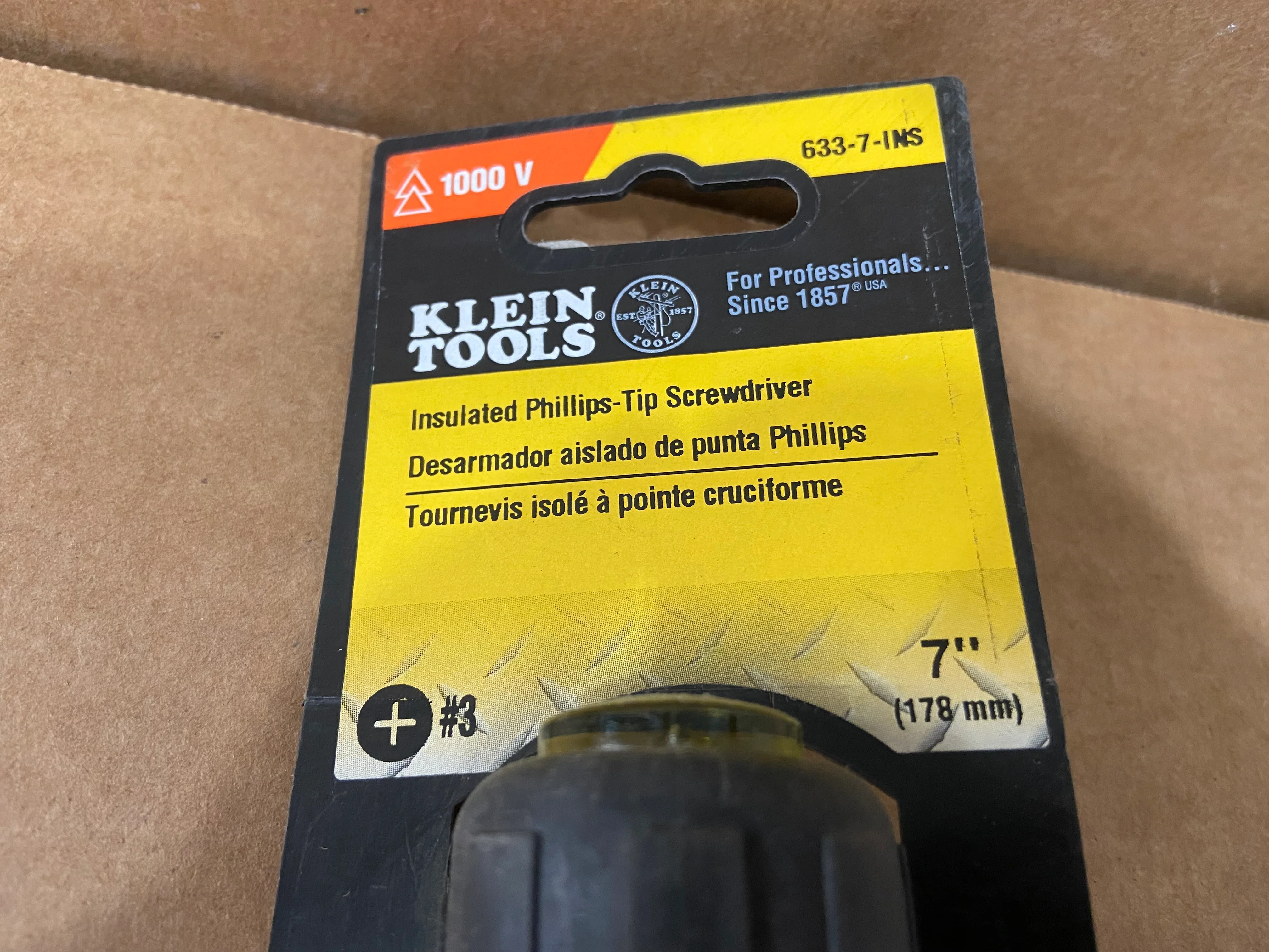 Insulated Phillips Tip Screwdriver #3 - Image 7