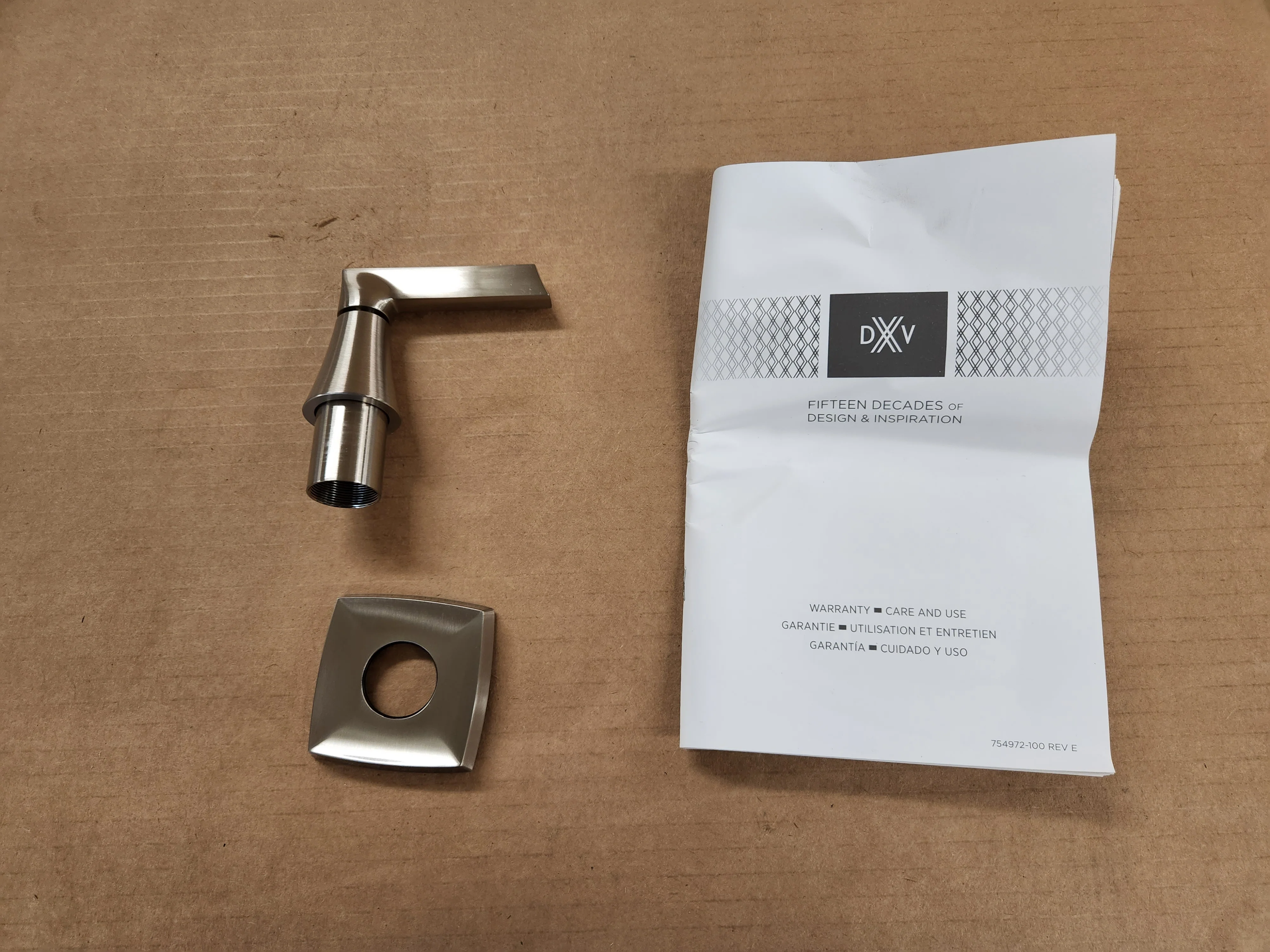 Keefe Brushed Nickel Wall Valve Trim - Image 2