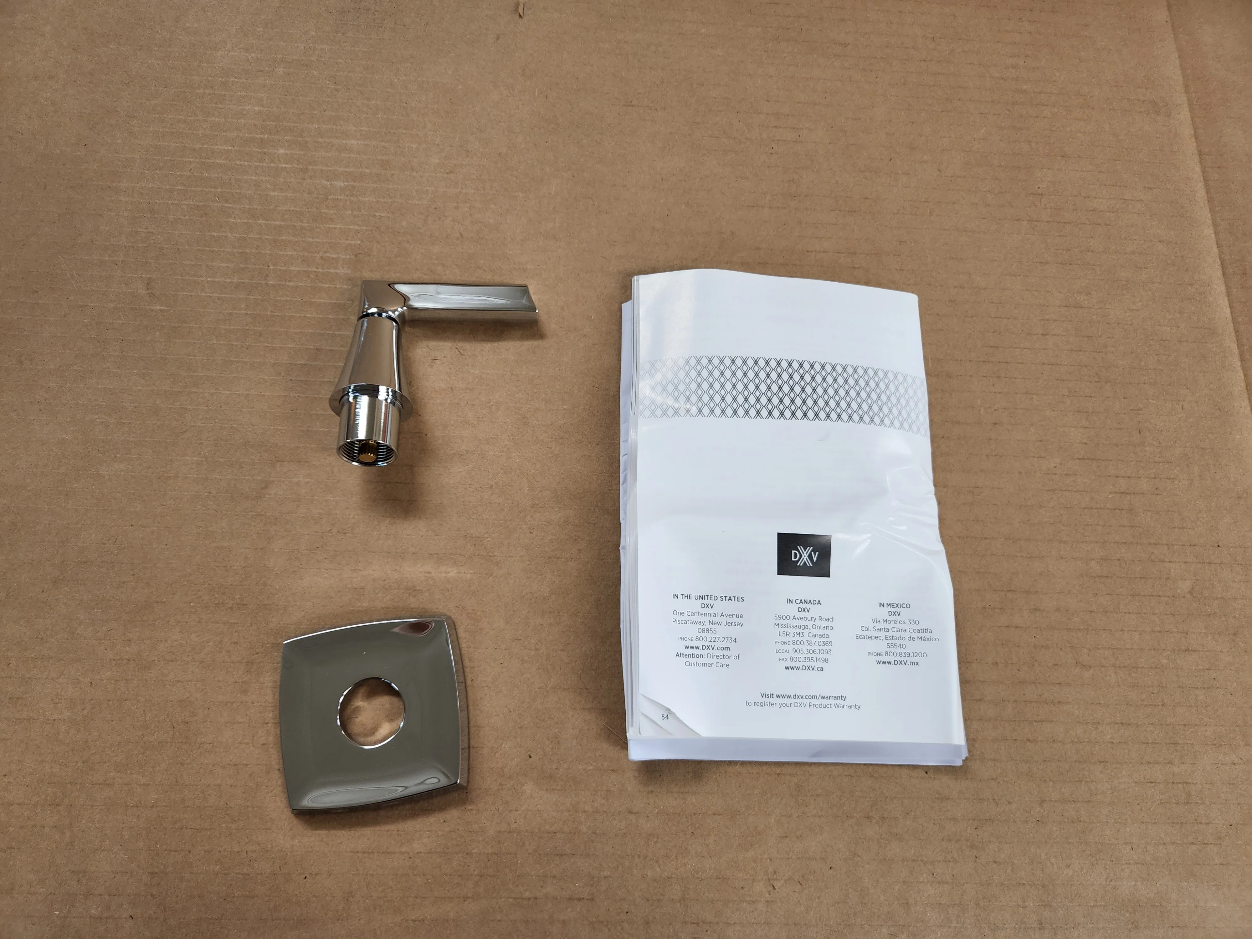 Keefe Polished Chrome 4/3 & 3/2 Div Valve Trim - Image 2