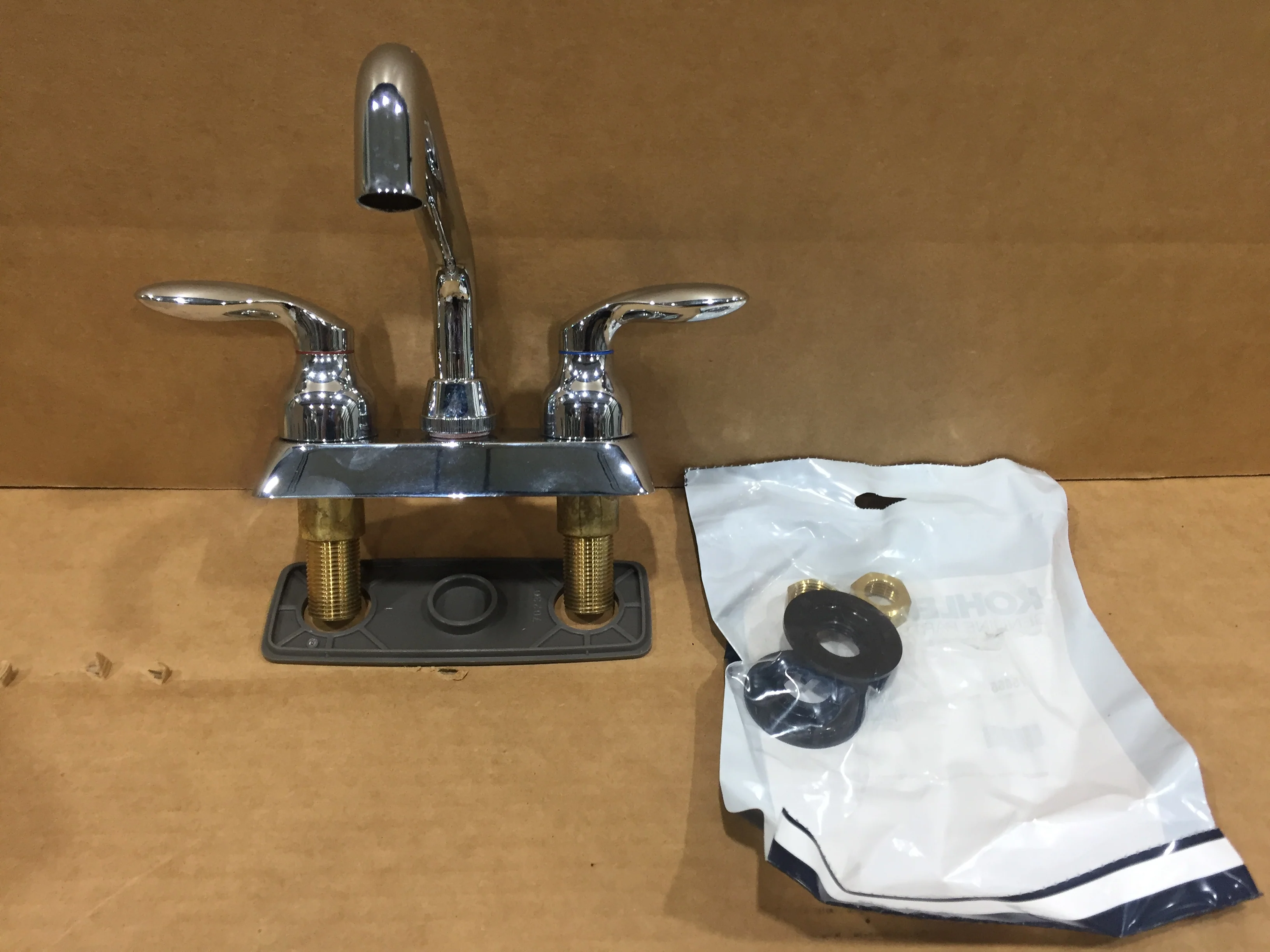Kohler 2 Handle Lav Faucet; Polished Chrome - Image 5
