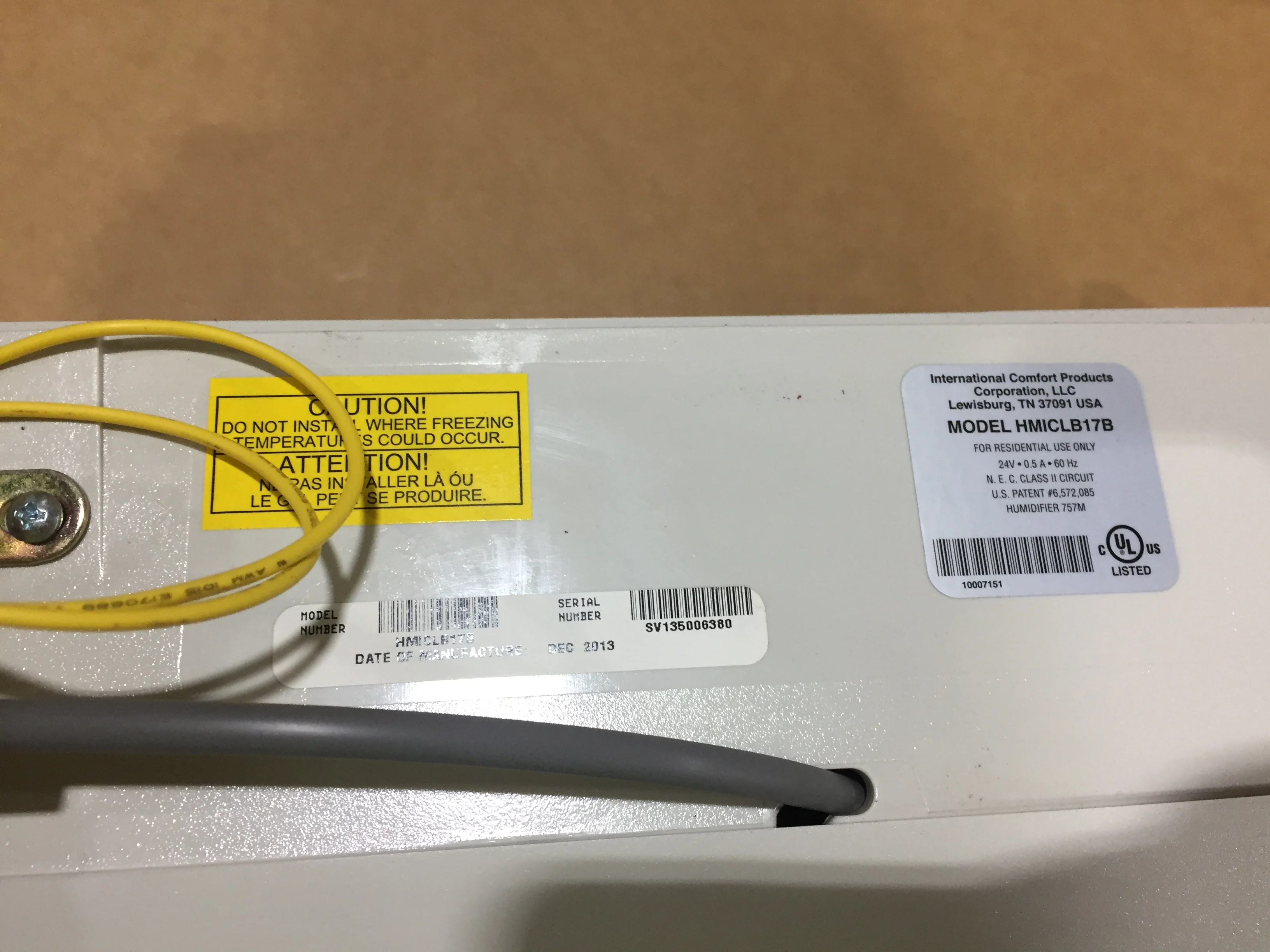 Large Bypass Humidifier With Damper And Humidistat, 24 VAC - Image 3